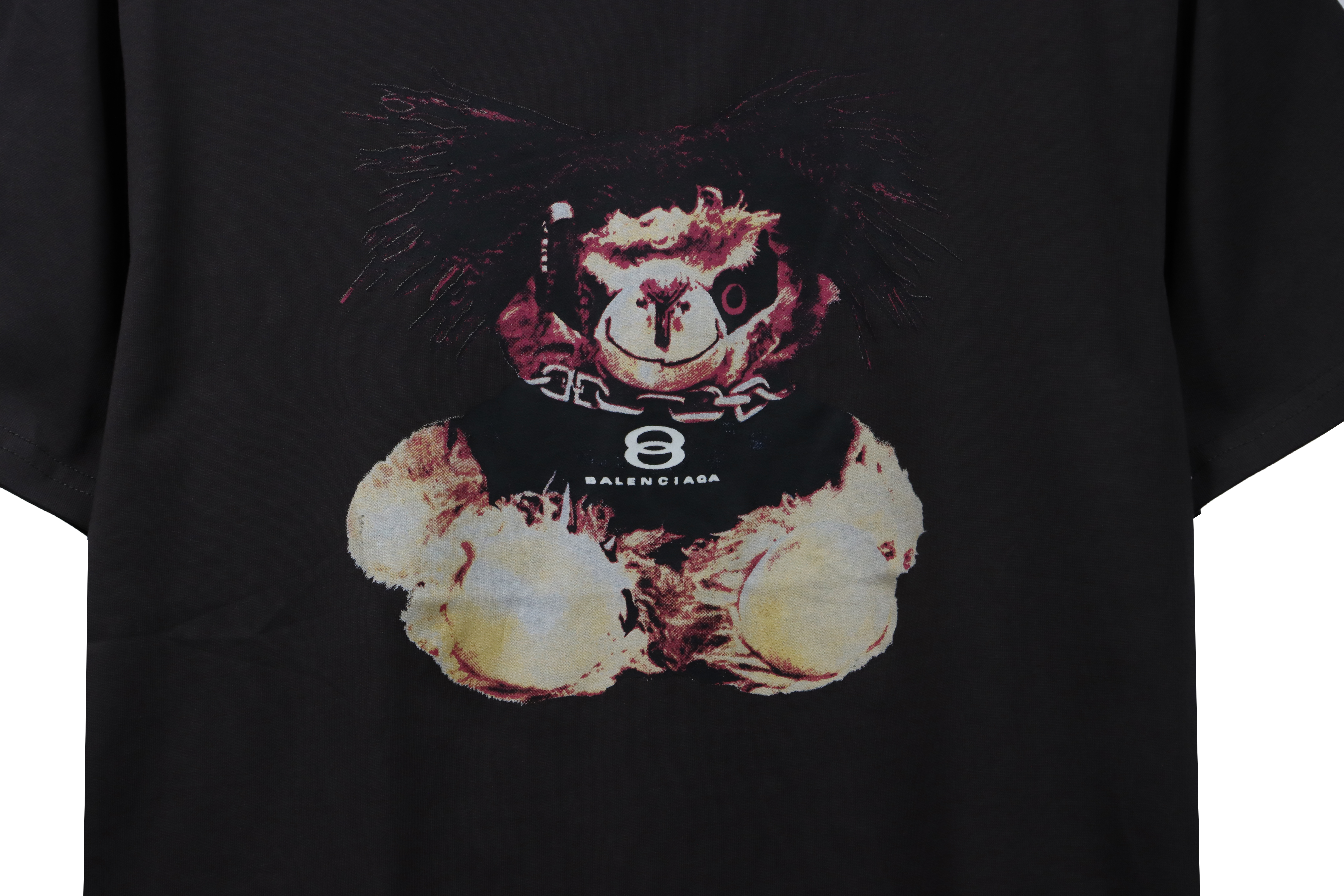 Balenciaga Devil Bear Printed Short Sleeves (Special Offer)