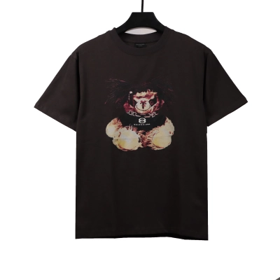 Balenciaga Devil Bear Printed Short Sleeves (Special Offer) 01