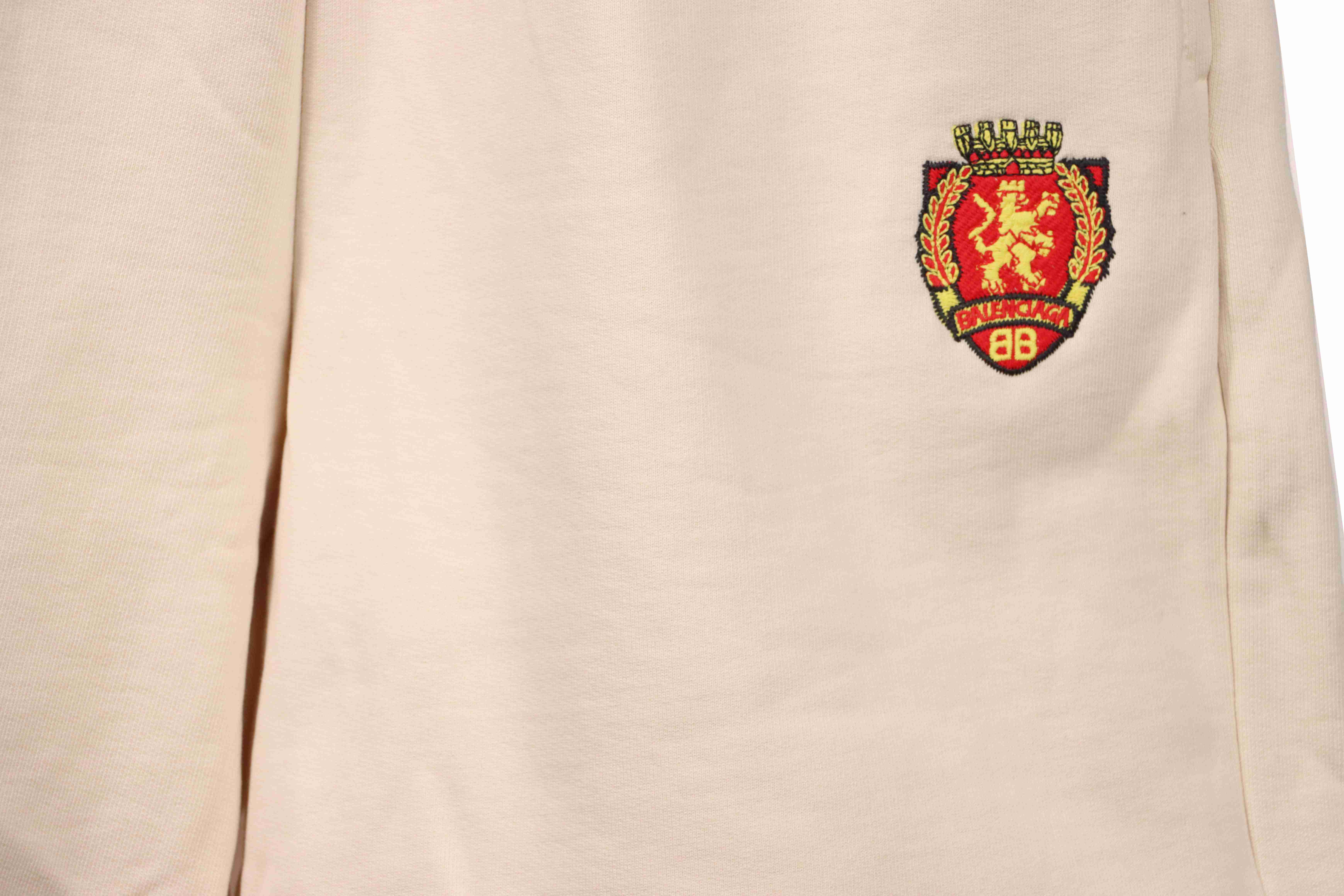 Balenciaga Distressed Logo Shorts