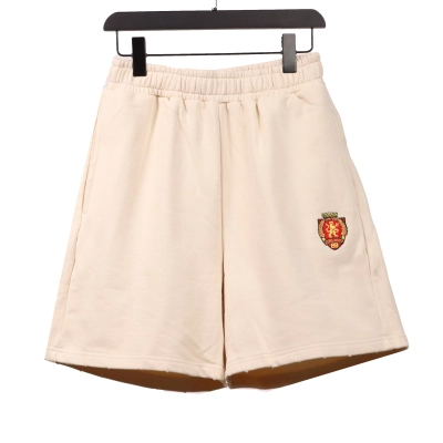 Balenciaga Distressed Logo Shorts 01