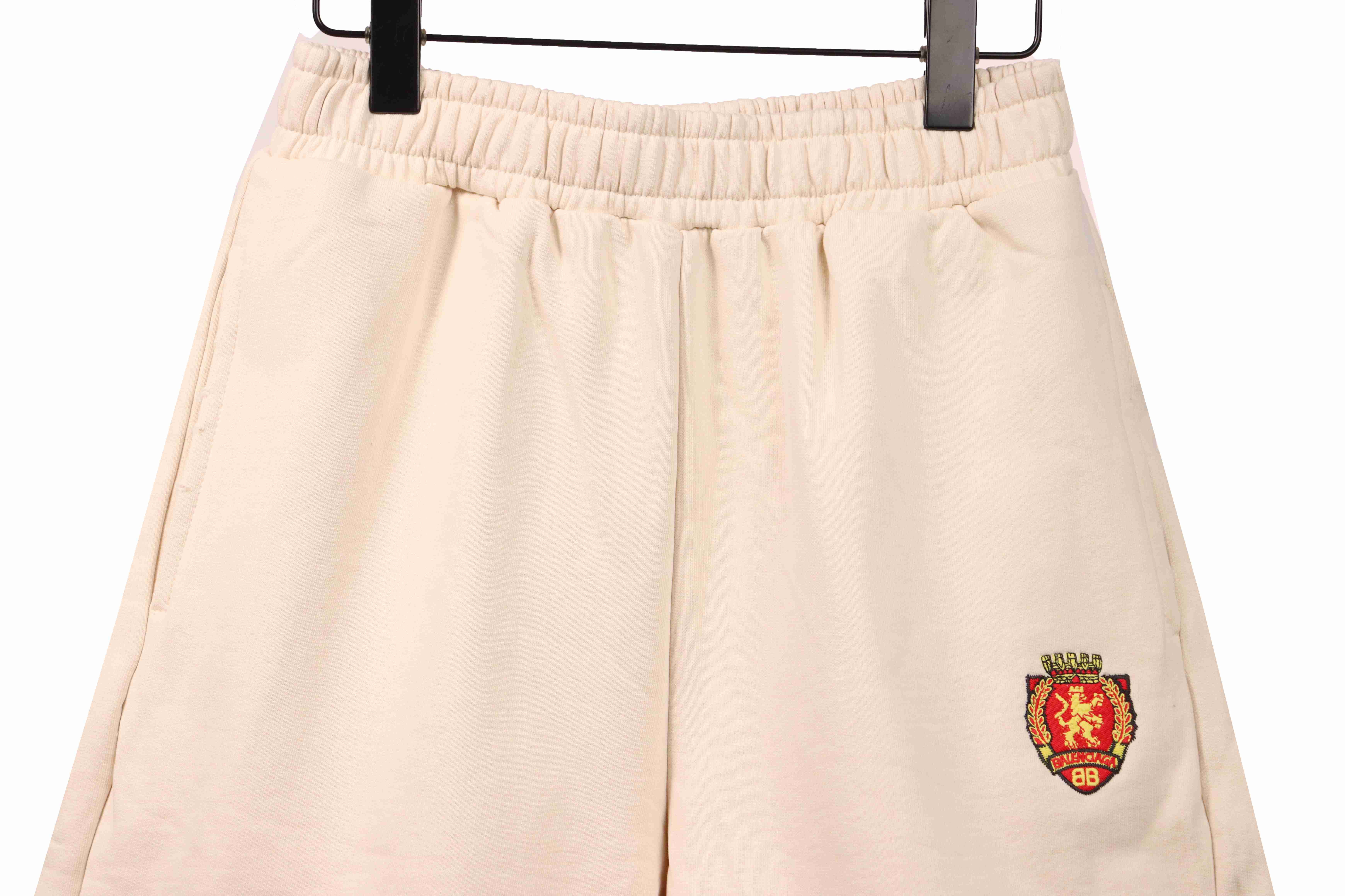 Balenciaga Distressed Logo Shorts