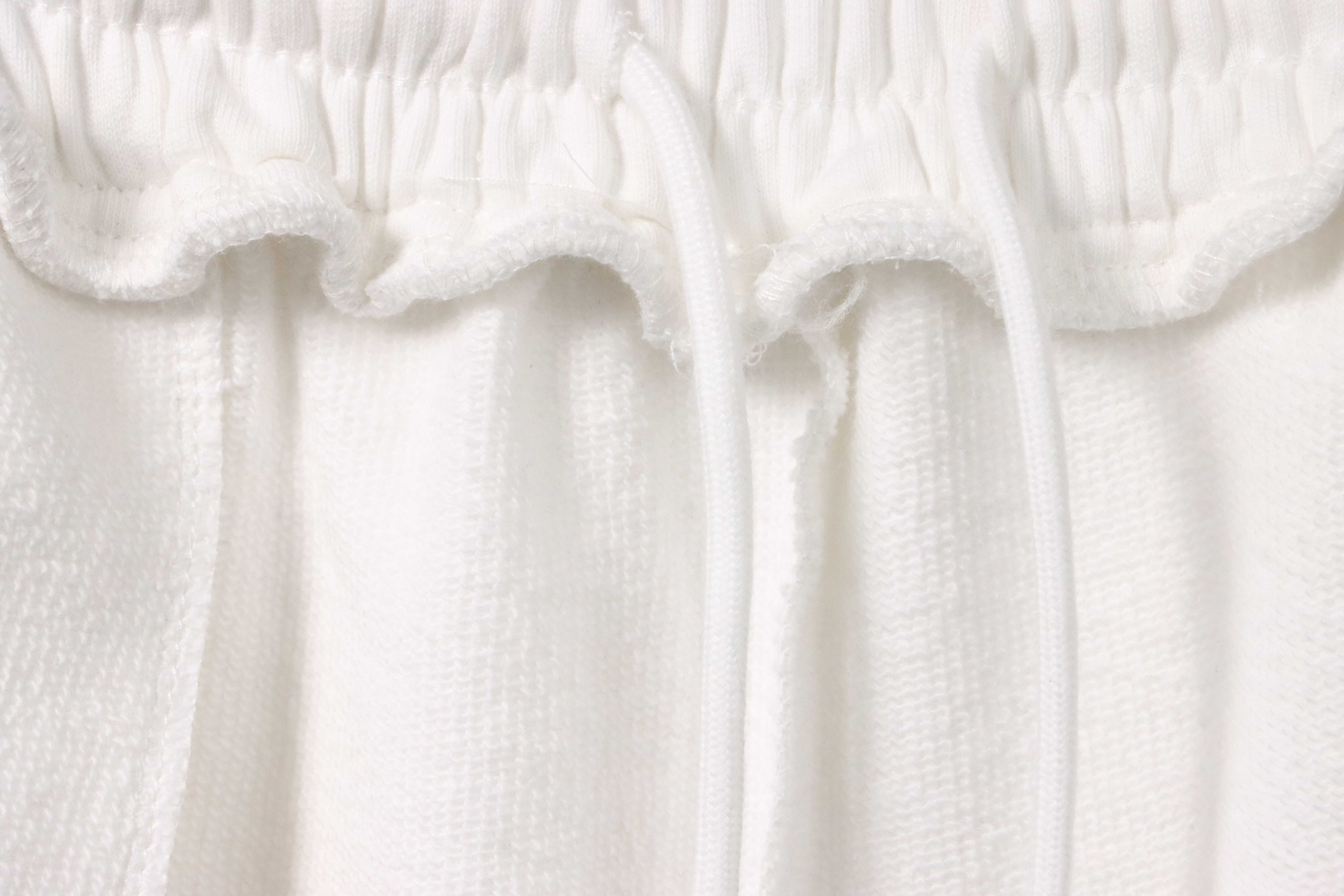 Balenciaga Distressed Ripped Tape Shorts White