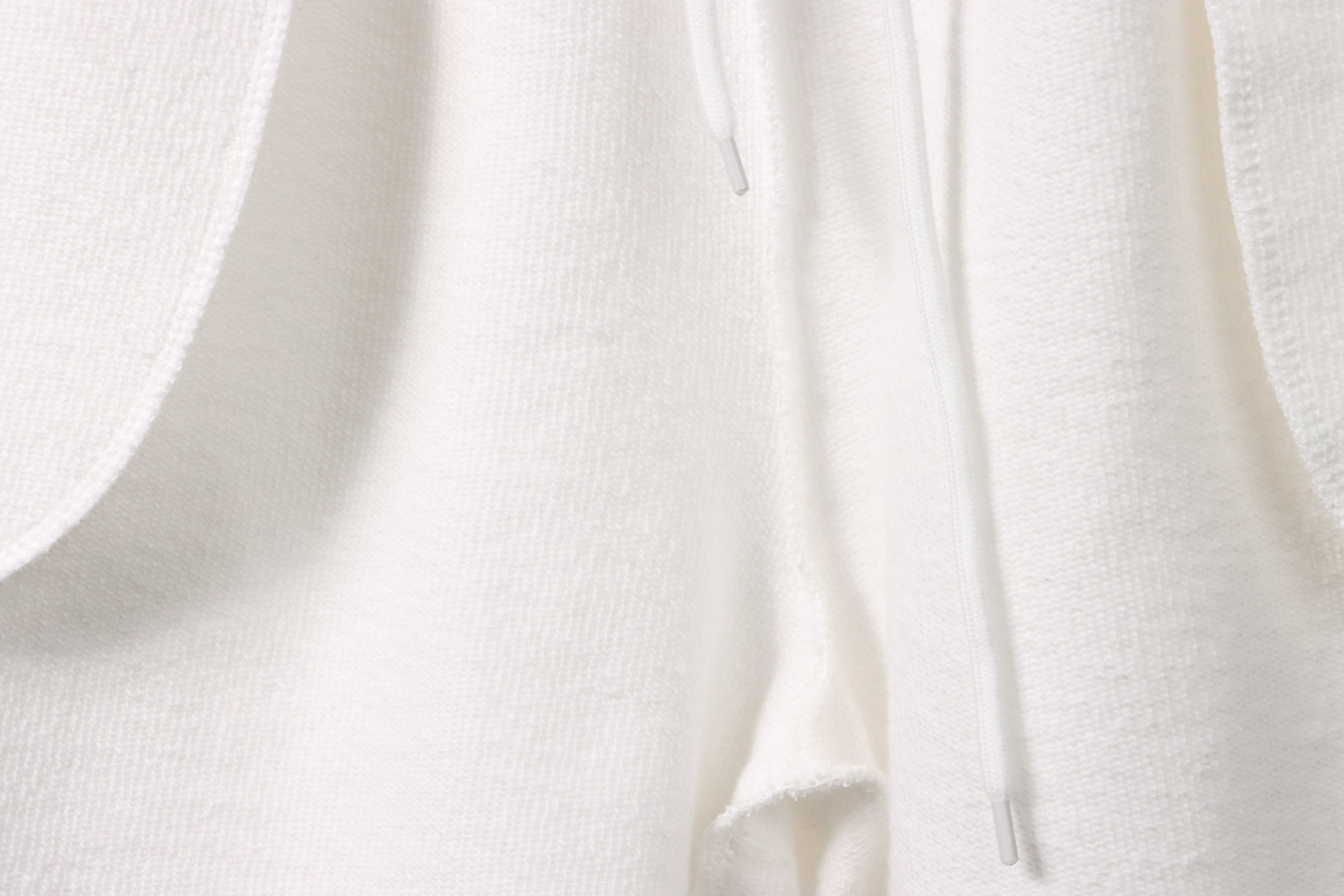 Balenciaga Distressed Ripped Tape Shorts White