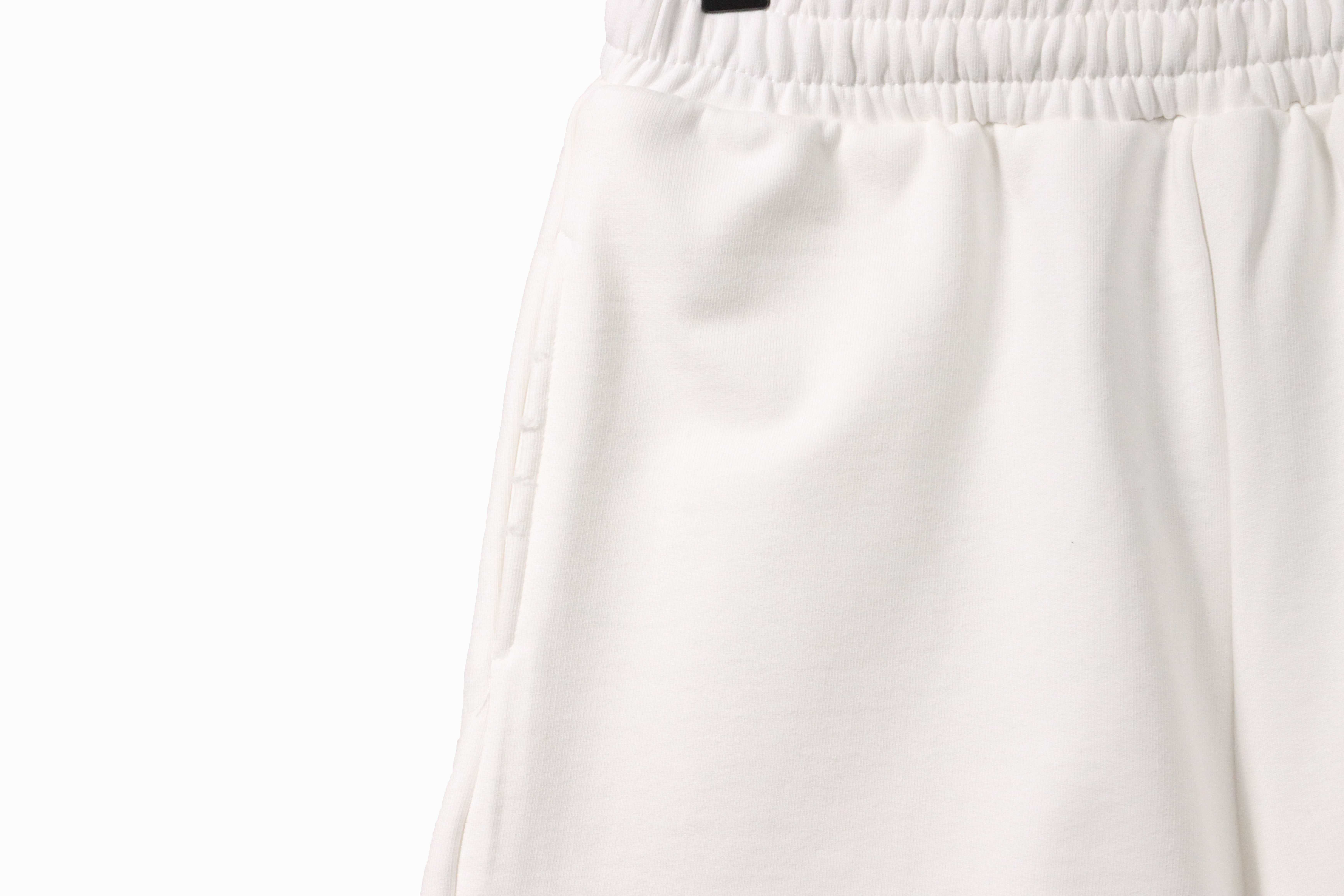 Balenciaga Distressed Ripped Tape Shorts White