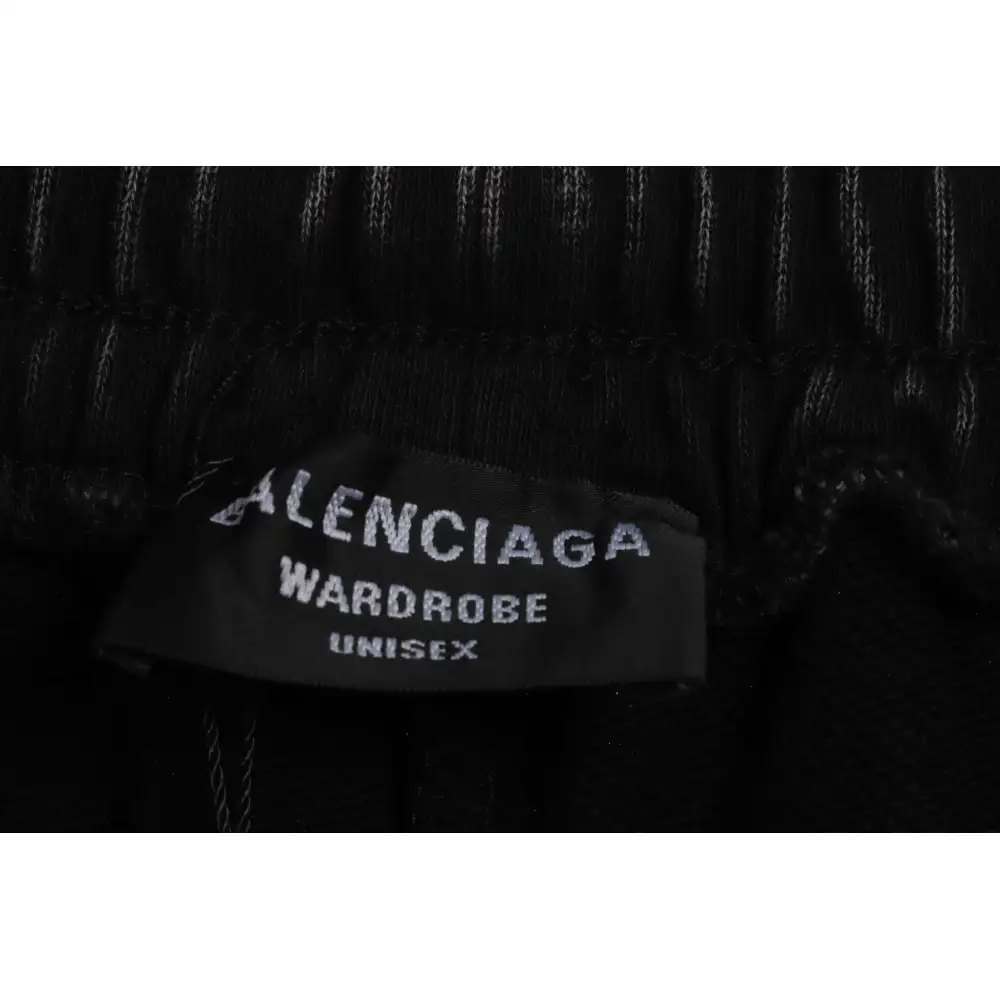 Balenciaga Distressed Sanskrit Mud-Dyed Flame Trousers