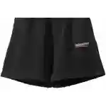 Balenciaga Distressed Washed Cola Embroidered Shorts