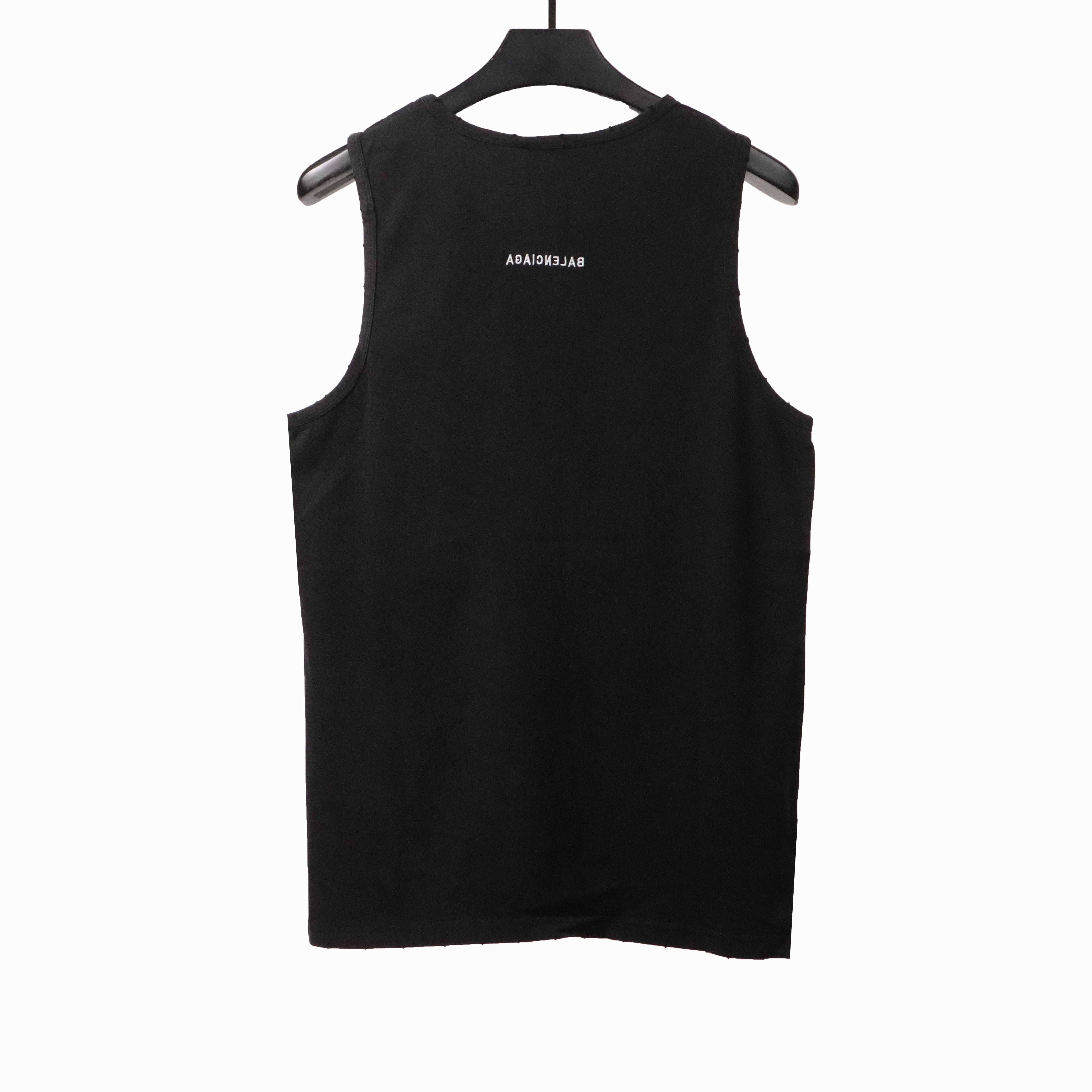 Balenciaga Distressed Washed Distressed Vest