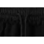 Balenciaga Distressed Washed Hole Lock Embroidered Shorts Black