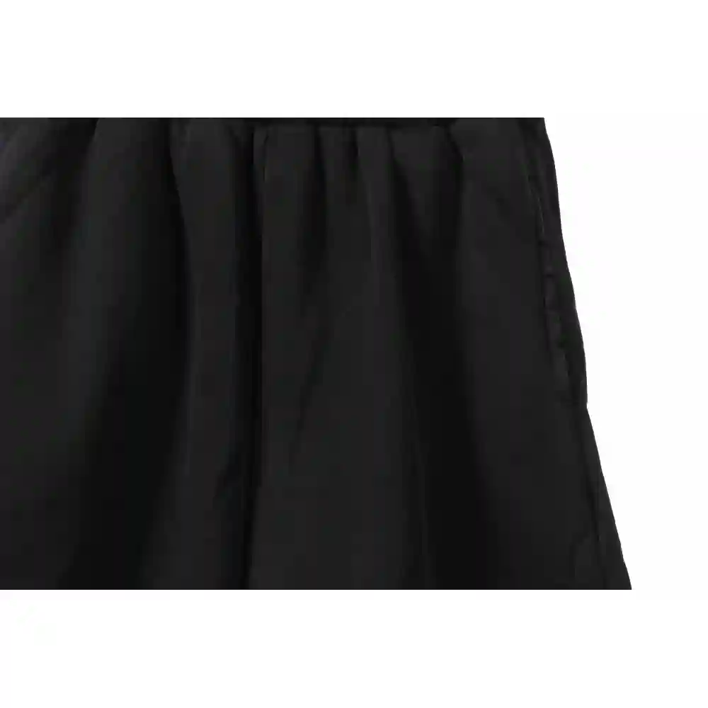 Balenciaga Distressed Washed Hole Lock Embroidered Shorts Black