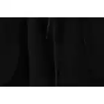 Balenciaga Distressed Washed Hole Lock Embroidered Shorts Black