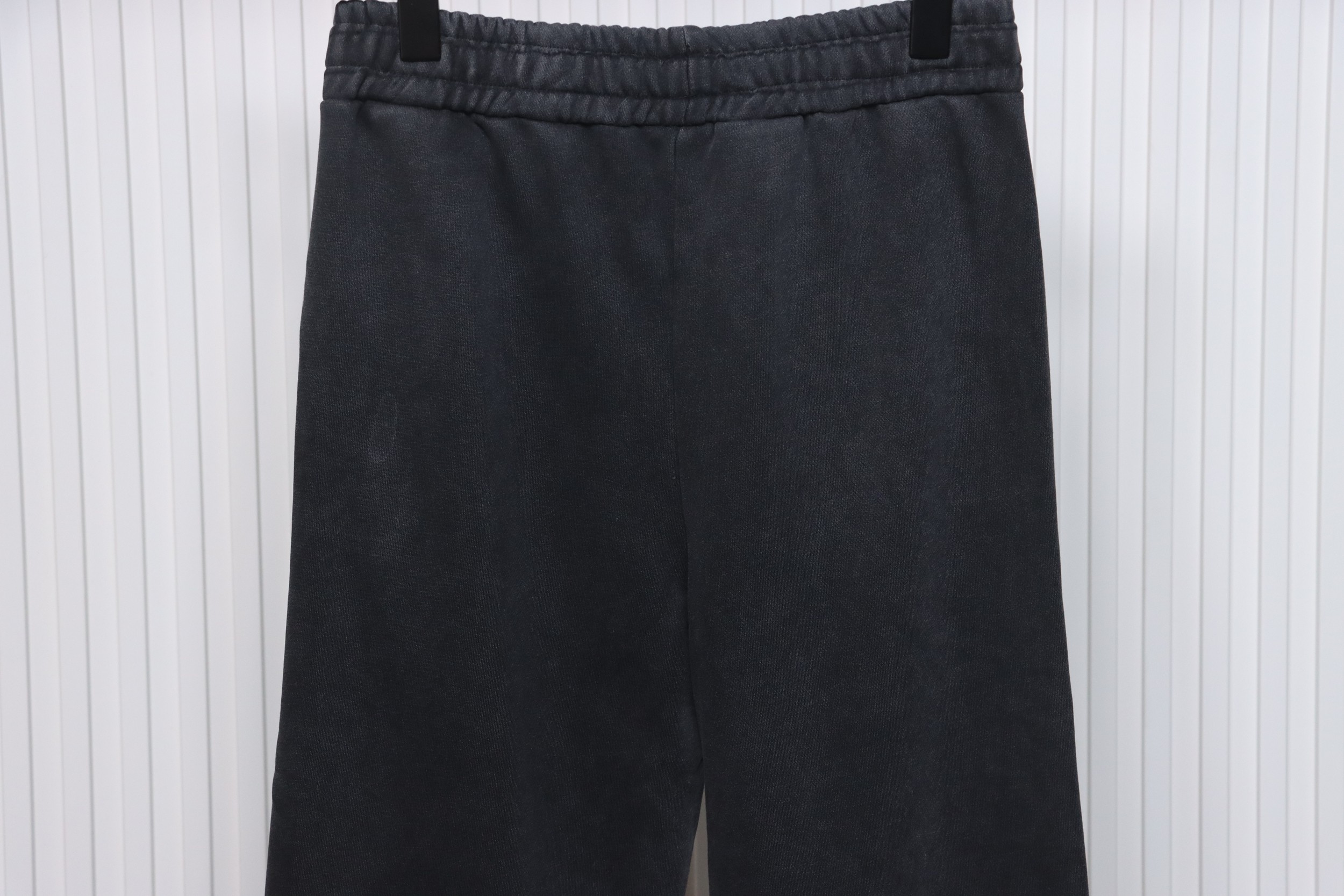 Balenciaga Distressed Washed Single-Breasted Lettering Trousers