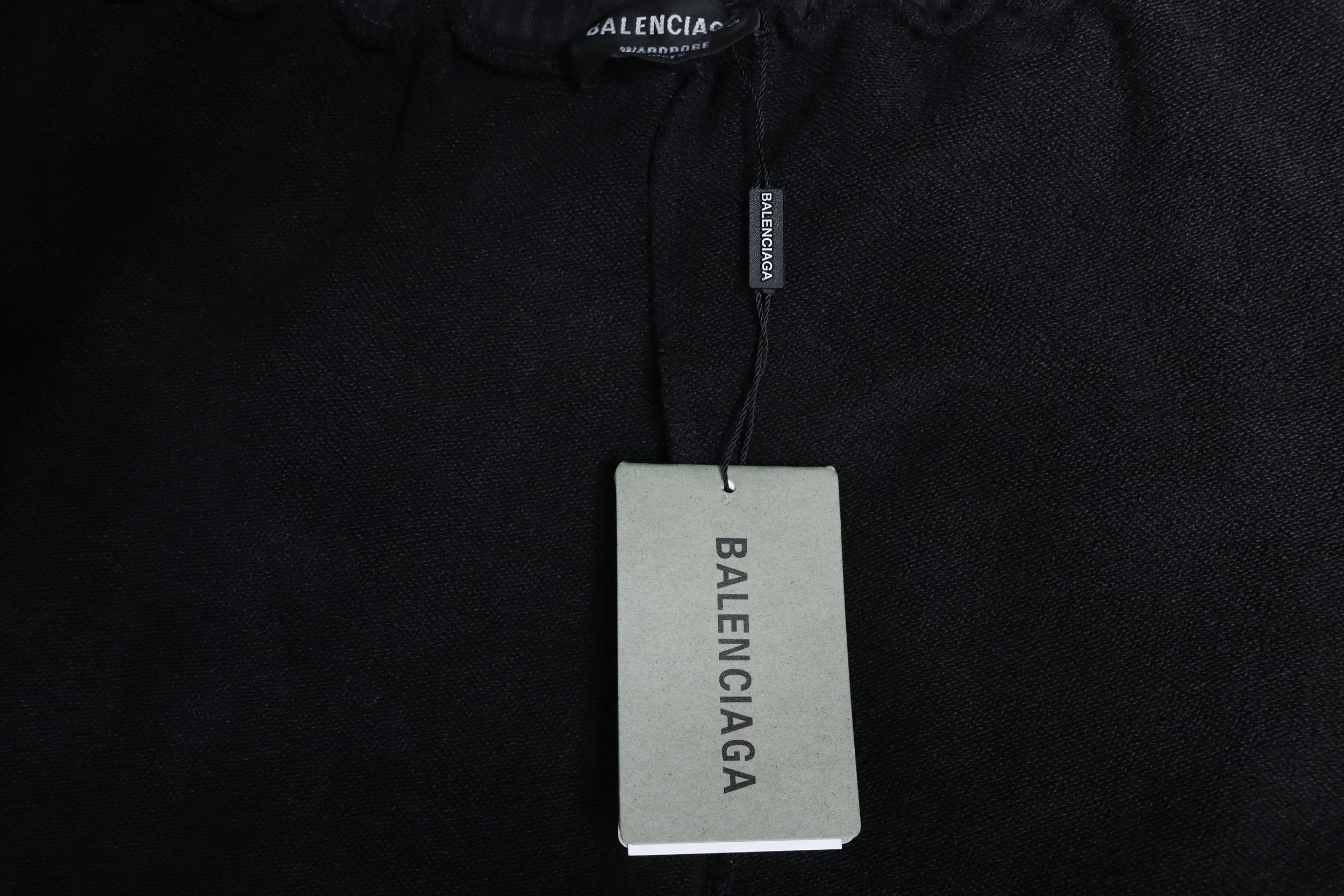 Balenciaga Distressed Washed Single-Breasted Lettering Trousers