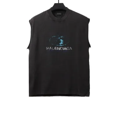 Balenciaga Distressed Washed Surf Vest 01