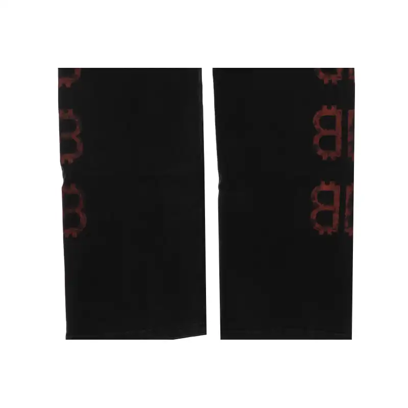 Balenciaga Double B Distressed Mud-Dyed Trousers