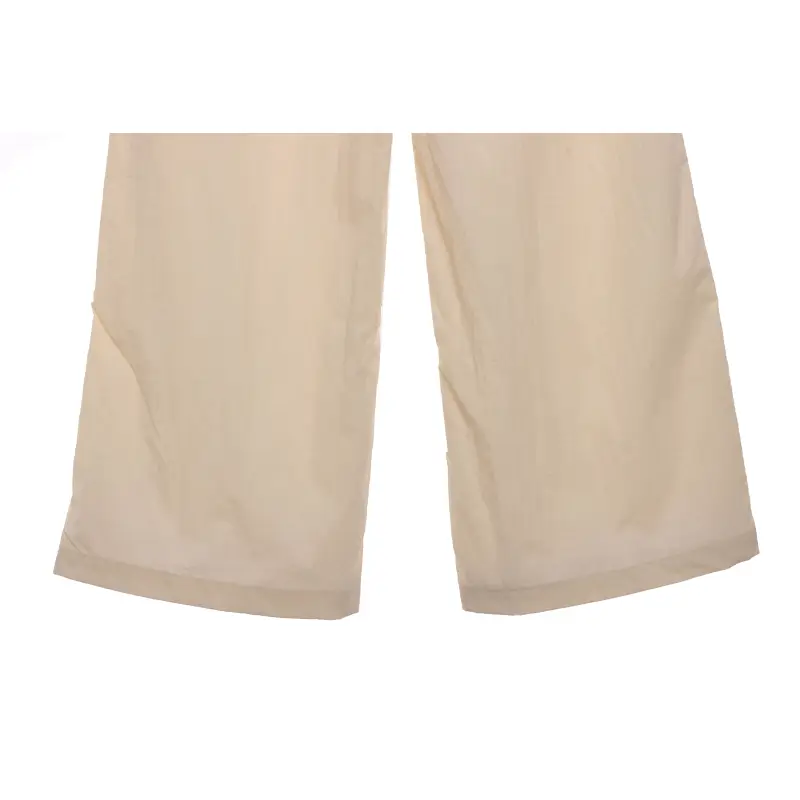 Balenciaga Double Embroidered Contrast Color Suit Trousers
