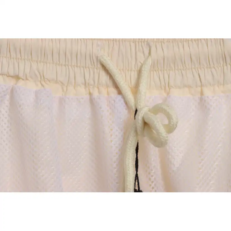 Balenciaga Double Embroidered Contrast Color Suit Trousers