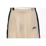 Balenciaga Double Embroidered Contrast Color Suit Trousers