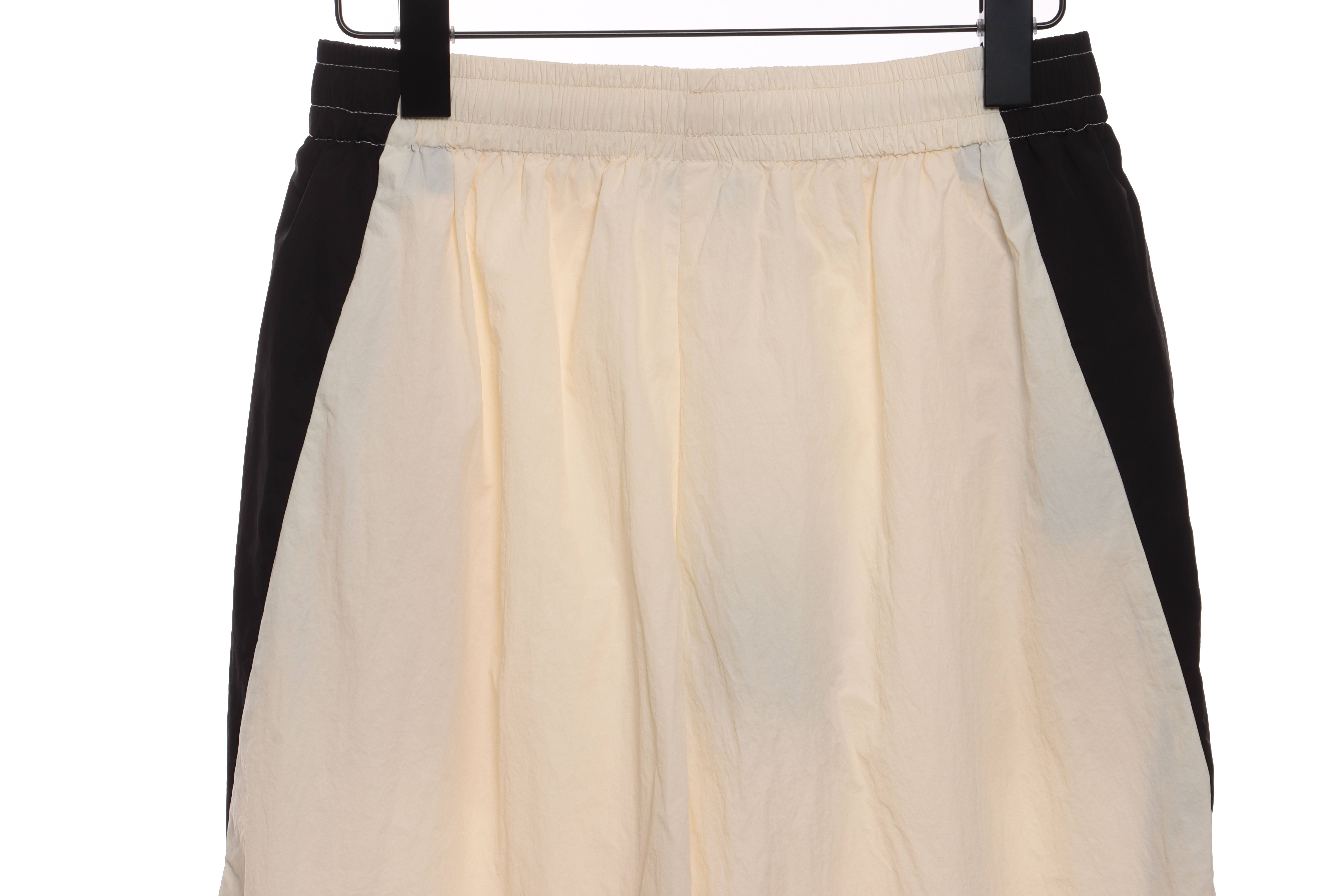 Balenciaga Double Embroidered Contrast Color Suit Trousers