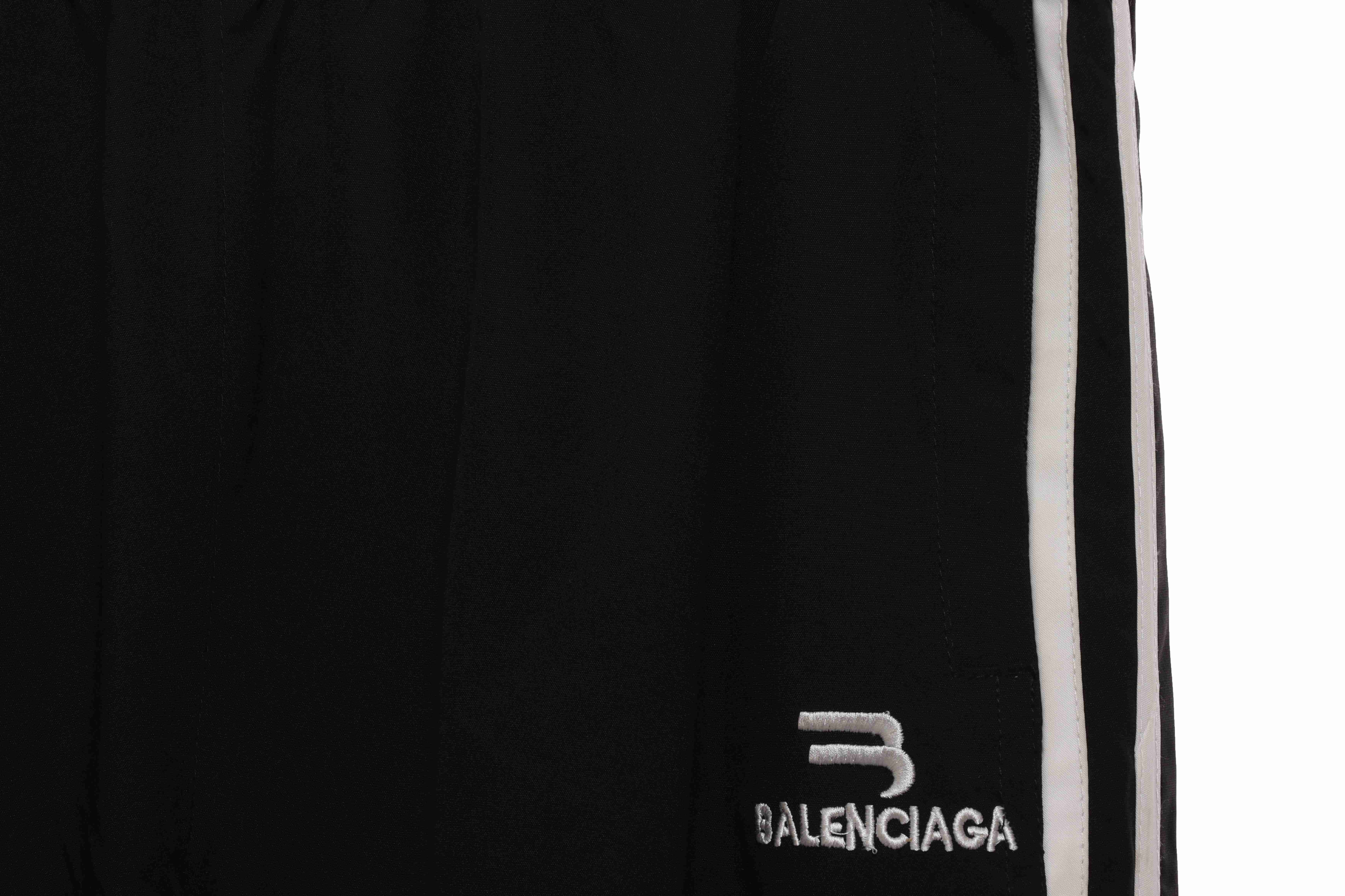 Balenciaga Double Hook Small Logo Embroidery Suit Trousers