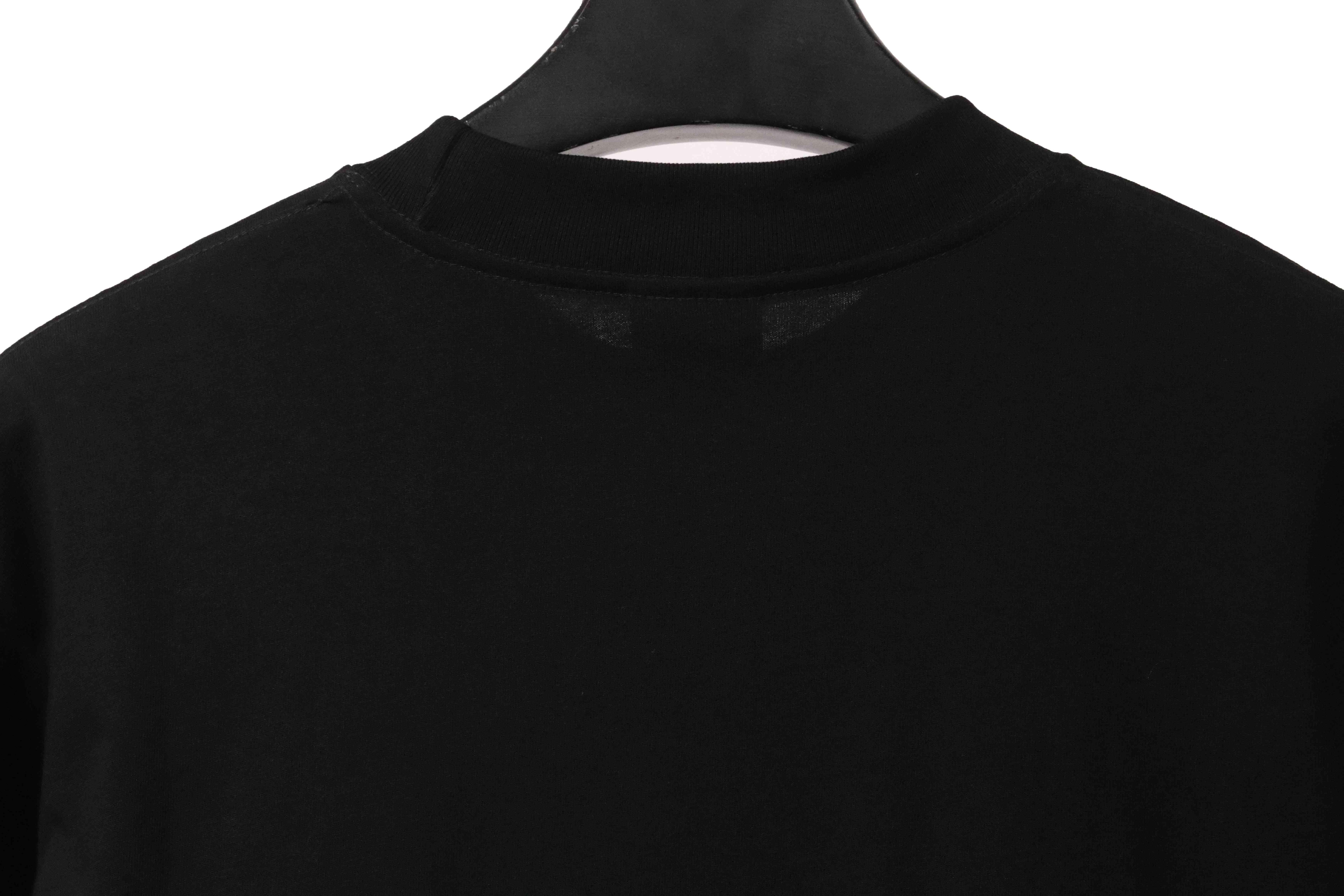 Balenciaga Eco-Friendly Paper Bag Print Short-Sleeve Black