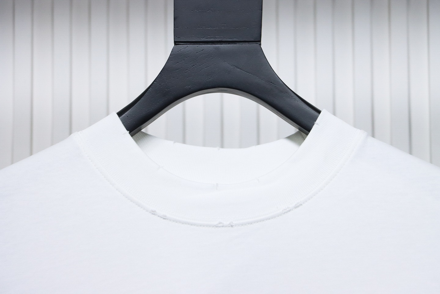 Balenciaga Embroidered Double Ring Long-Sleeved T-shirt White