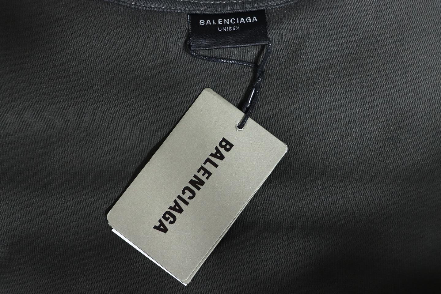Balenciaga Embroidered Double Ring Long-Sleeved T-shirt Black