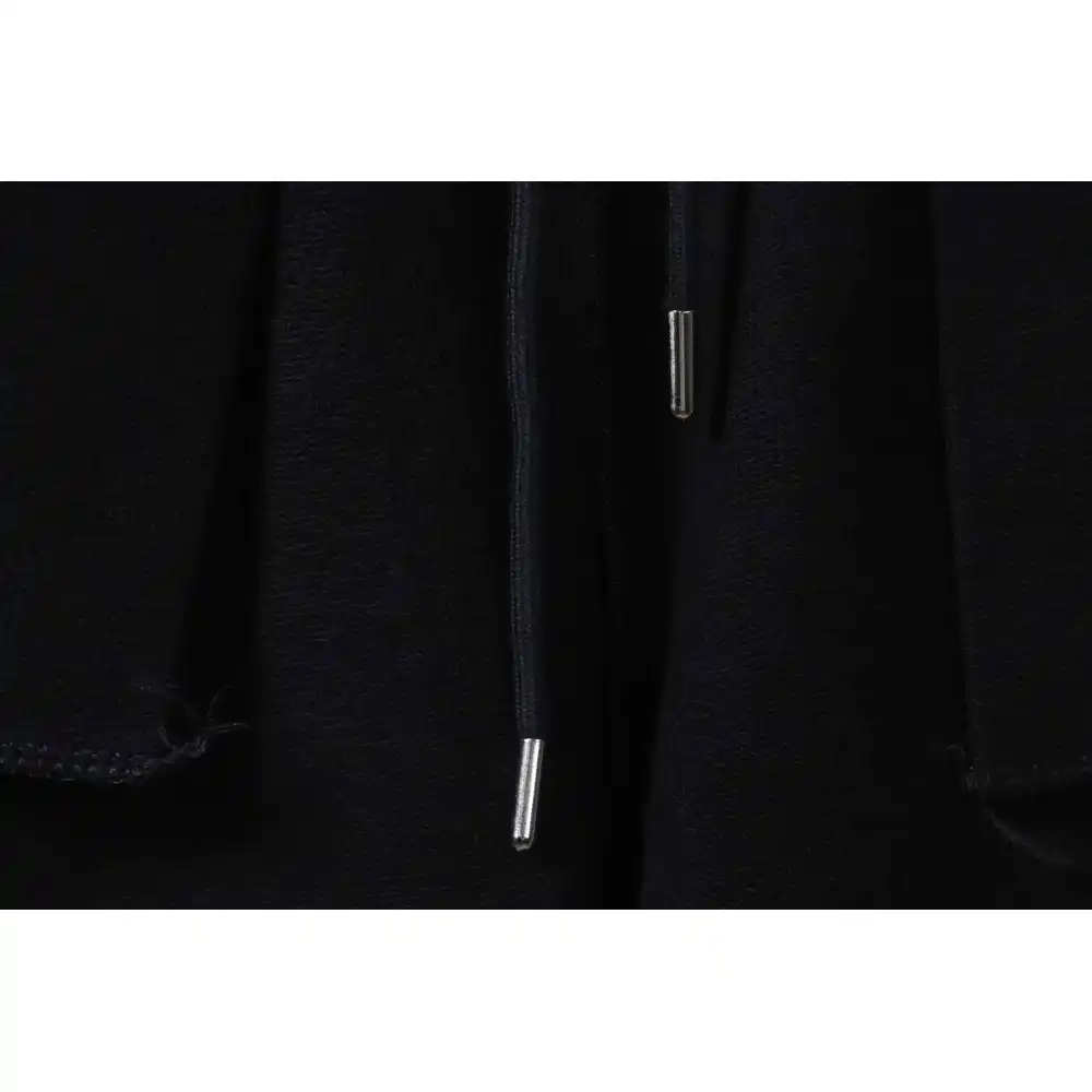Balenciaga Embroidered Lettering Shorts Black