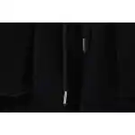Balenciaga Embroidered Lettering Shorts Black