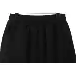 Balenciaga Embroidered Lettering Shorts Black
