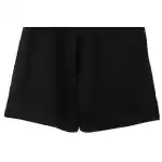 Balenciaga Embroidered Lettering Shorts Black