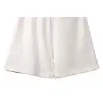 Balenciaga Embroidered Lettering Shorts White