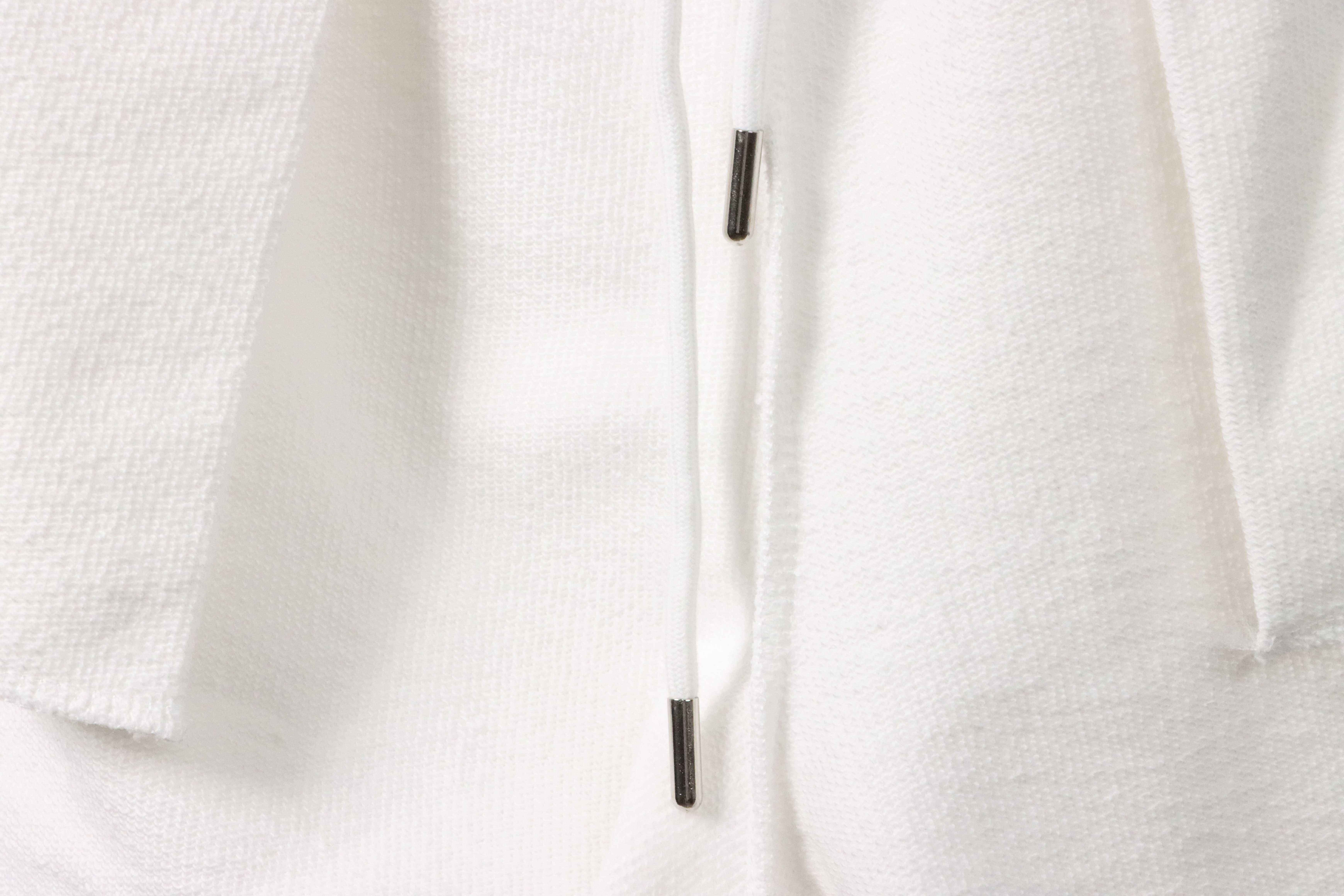 Balenciaga Embroidered Lettering Shorts White