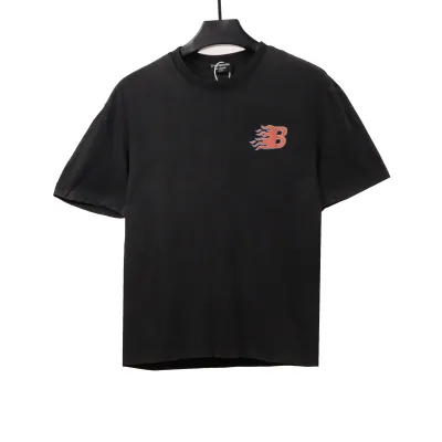 Balenciaga Flame Letter Short Sleeves (Special Offer) 01
