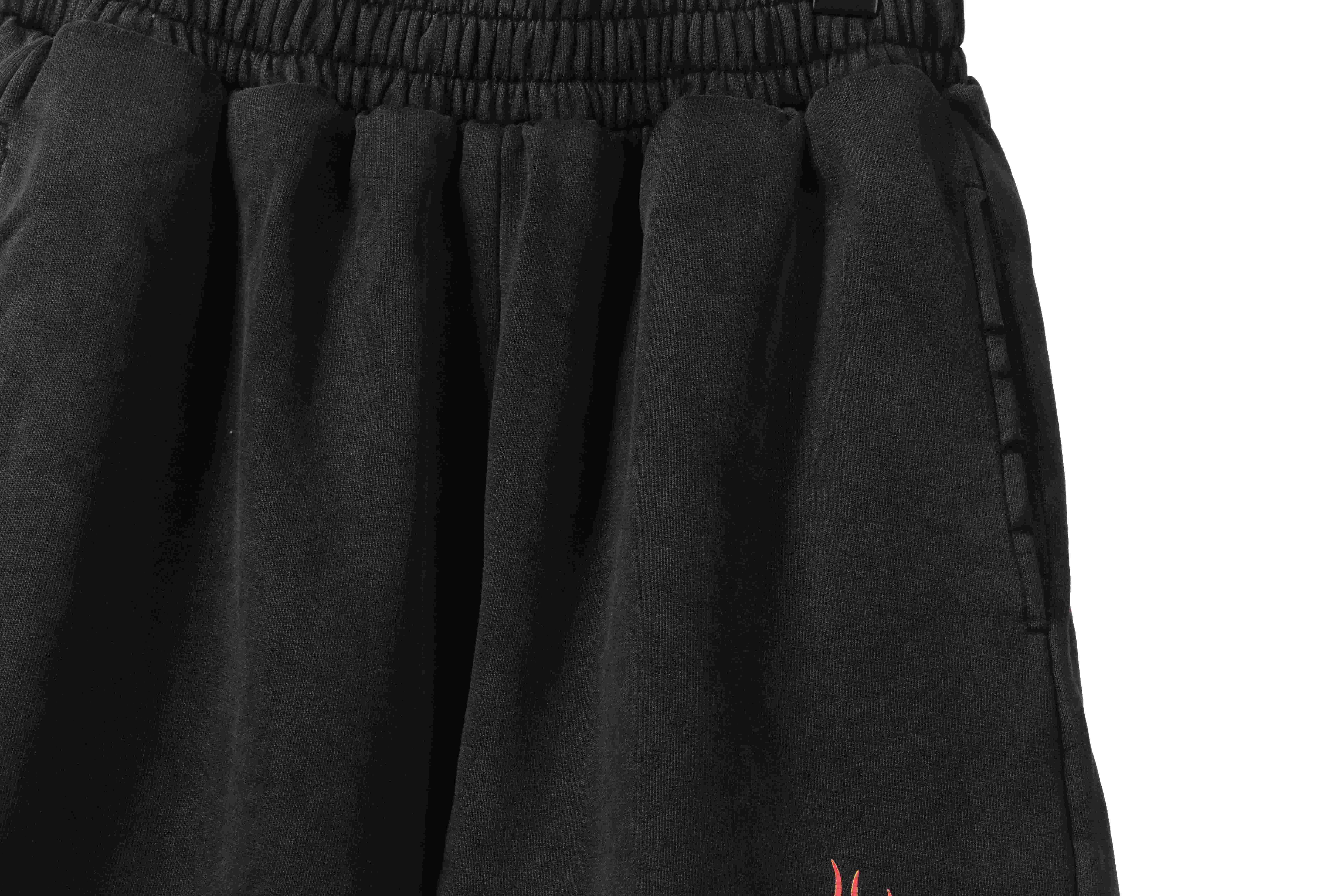 Balenciaga Flame Logo Shorts