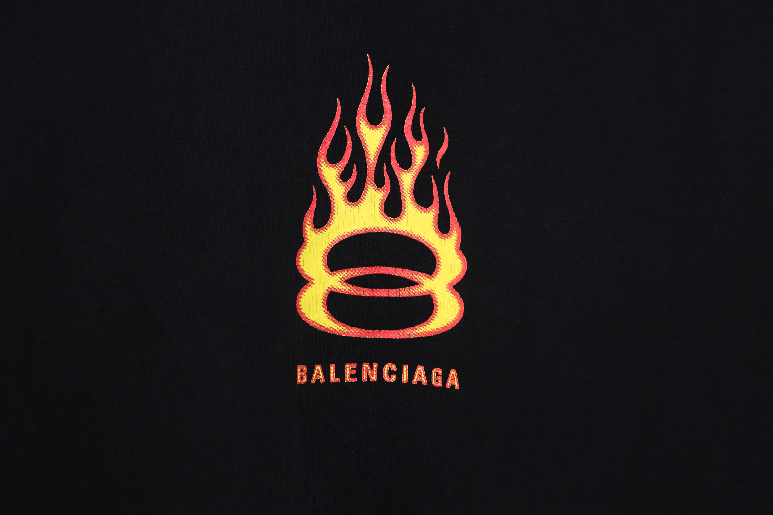 Balenciaga Flame Series New T-shirt