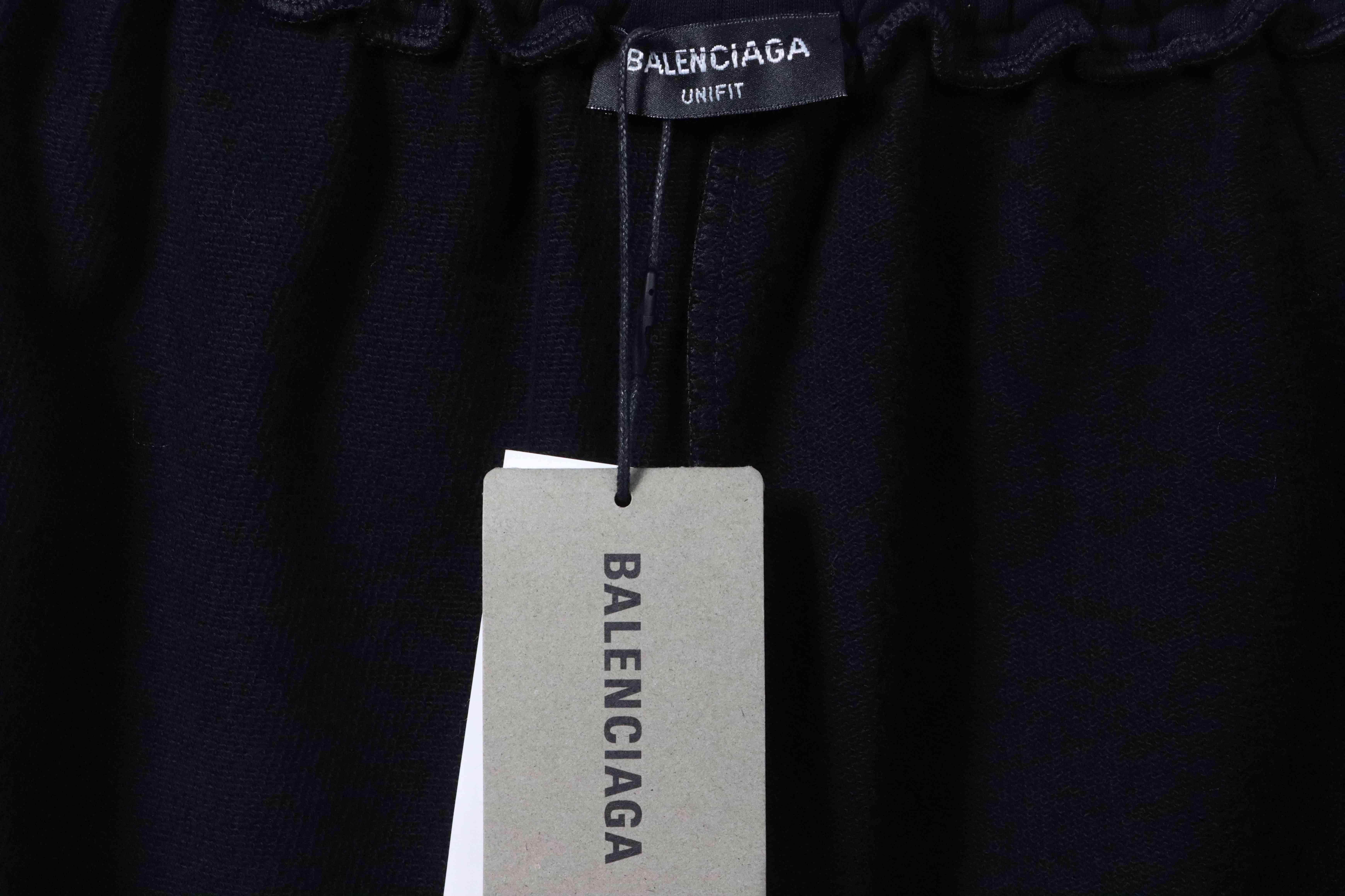 Balenciaga Graffiti Faded Print Shorts