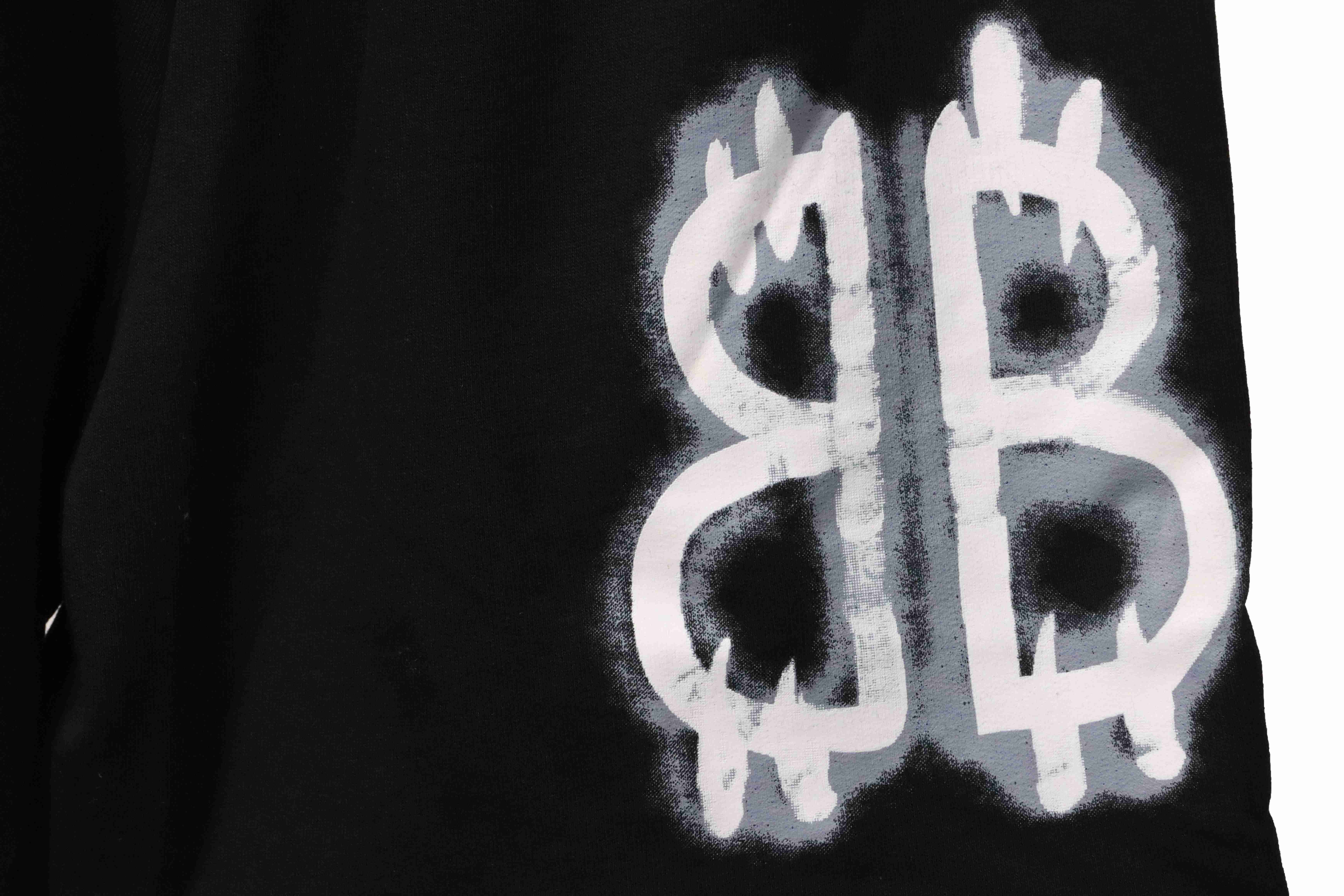 Balenciaga Graffiti Faded Print Shorts