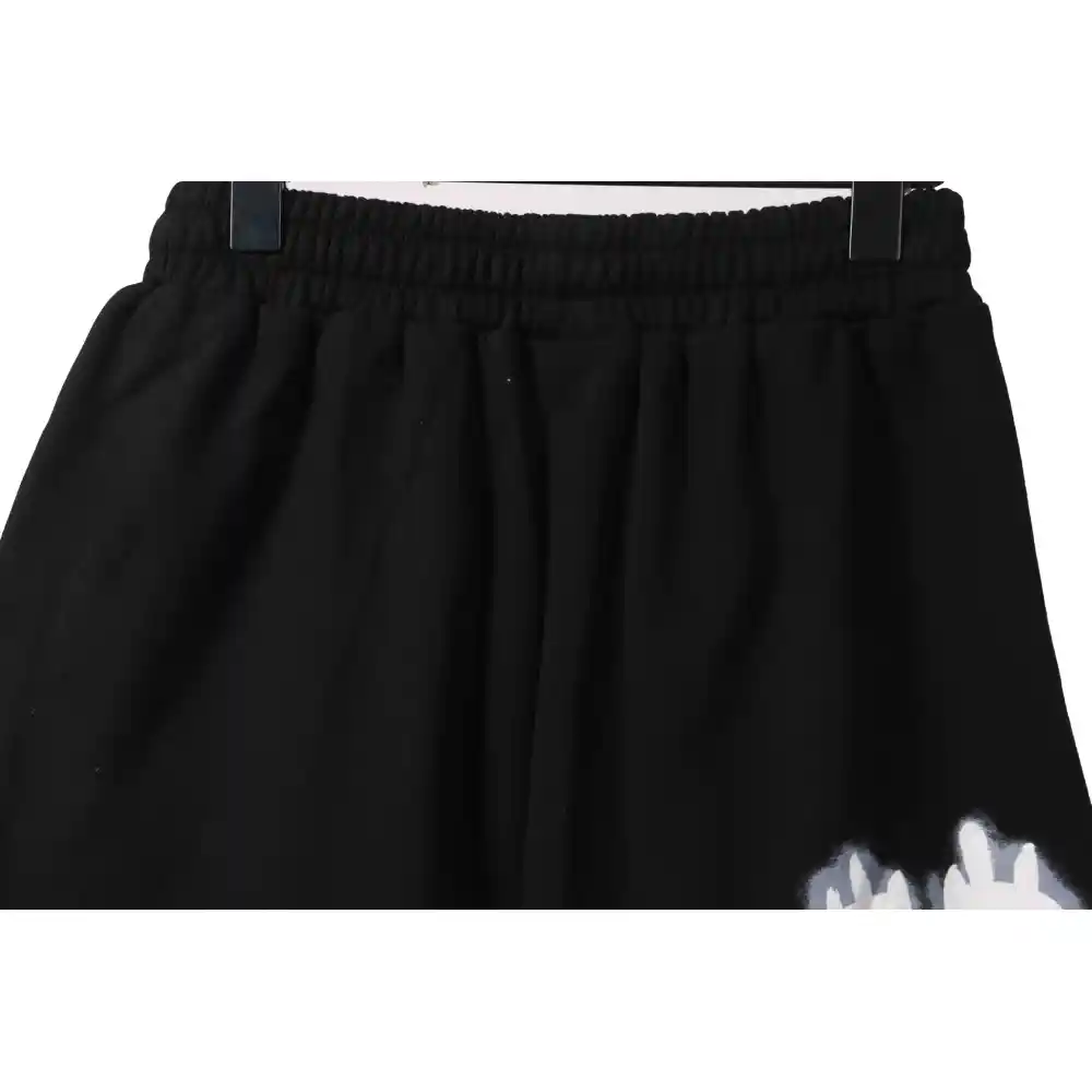 Balenciaga Graffiti Faded Print Shorts