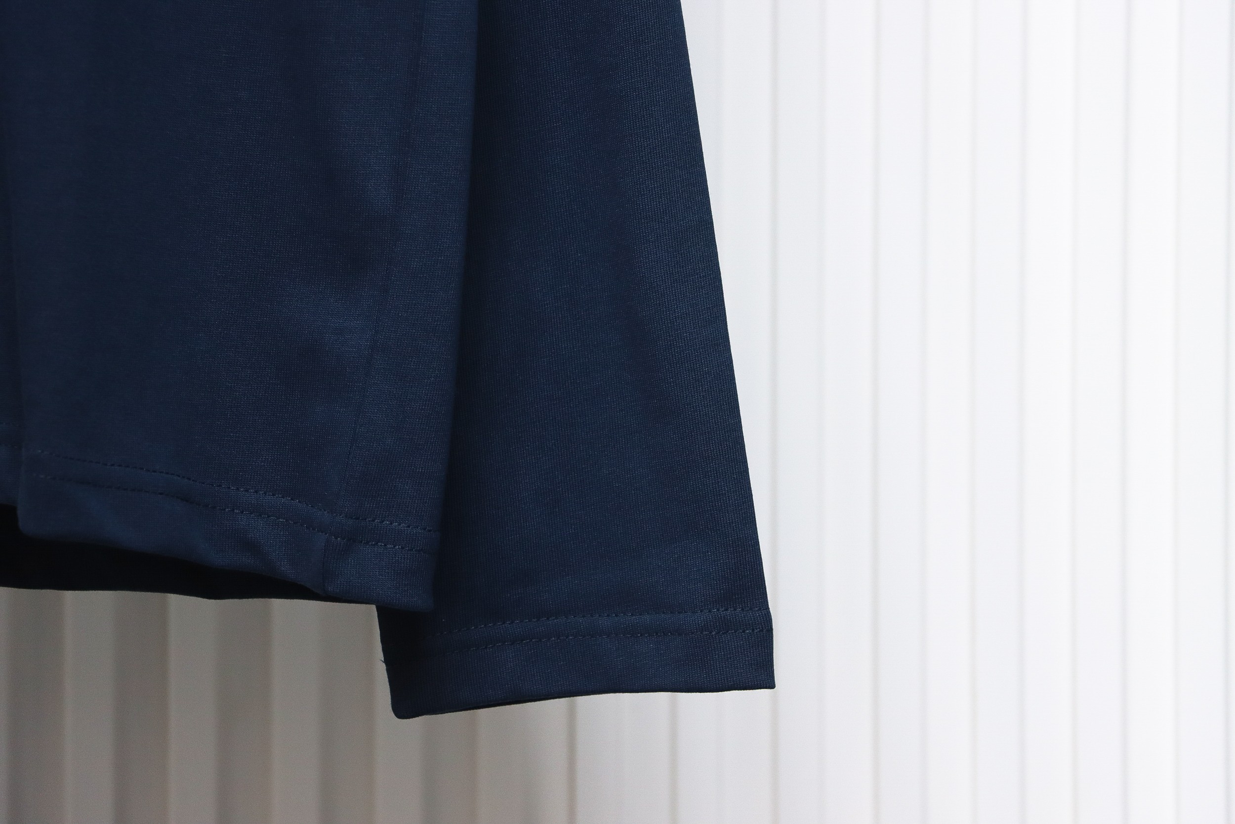 Balenciaga Joint Art Embroidered Long-Sleeved T-shirt Blue