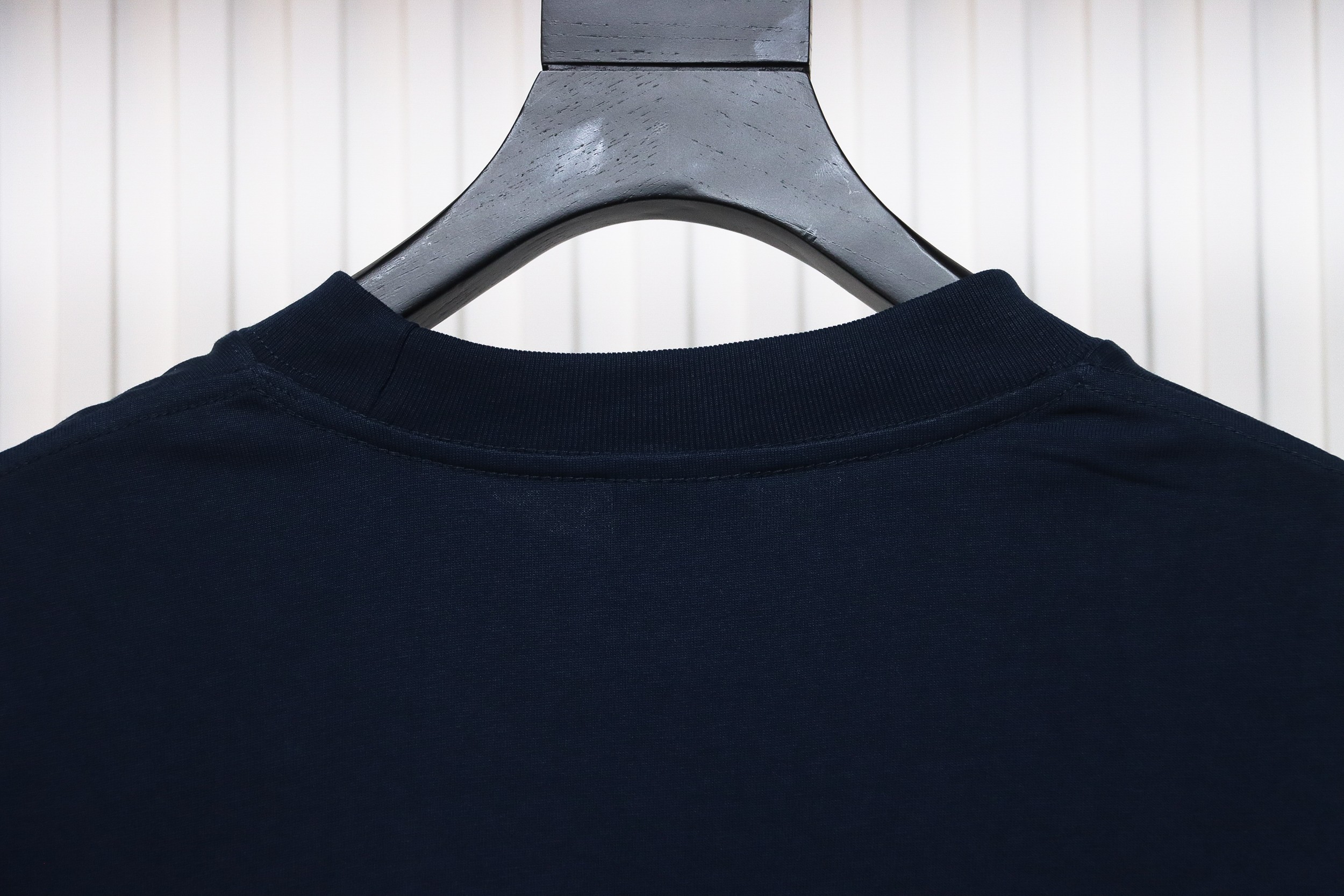 Balenciaga Joint Art Embroidered Long-Sleeved T-shirt Blue