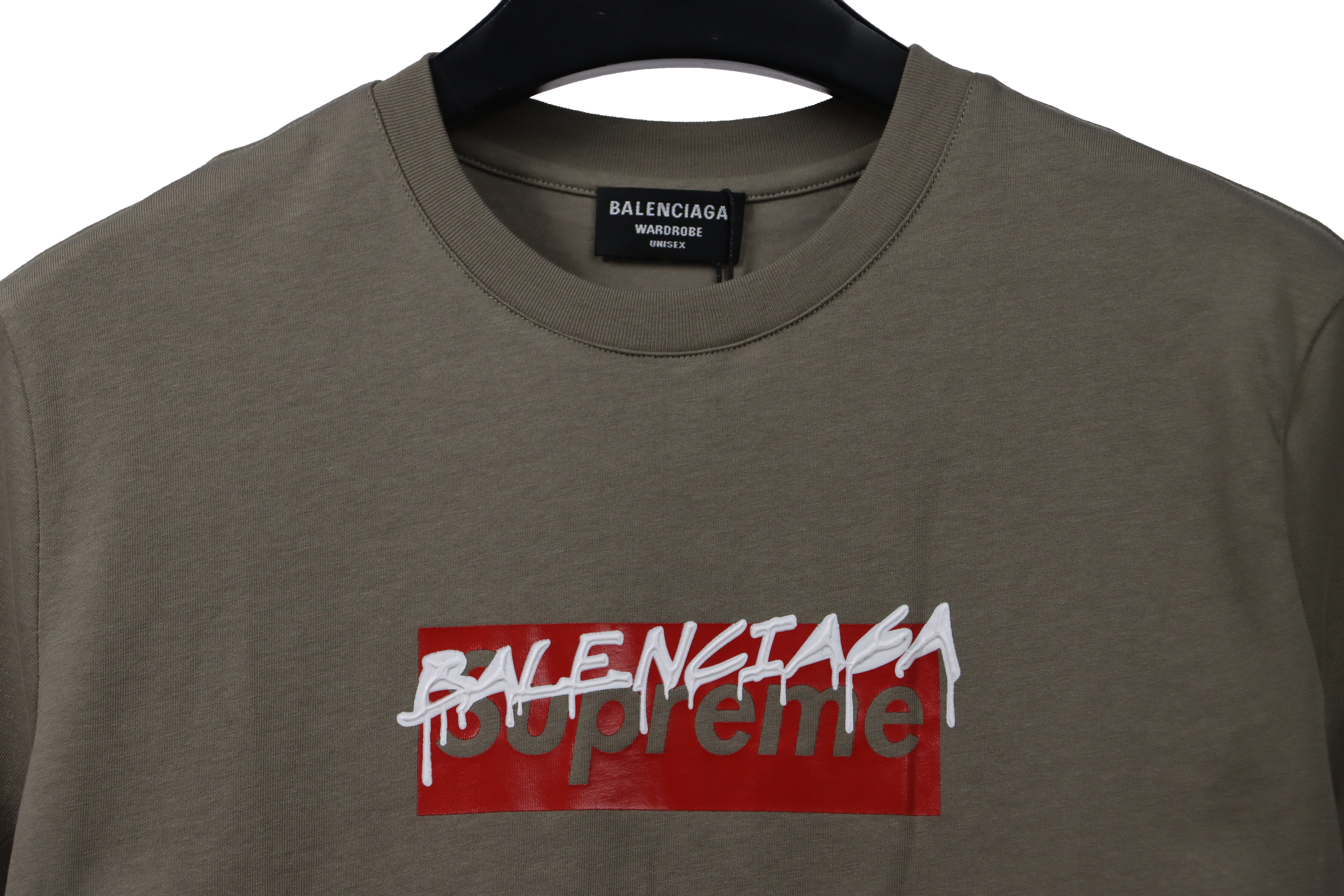 Balenciaga Joint SUP Red Graffiti Short Sleeve (Special Offer)