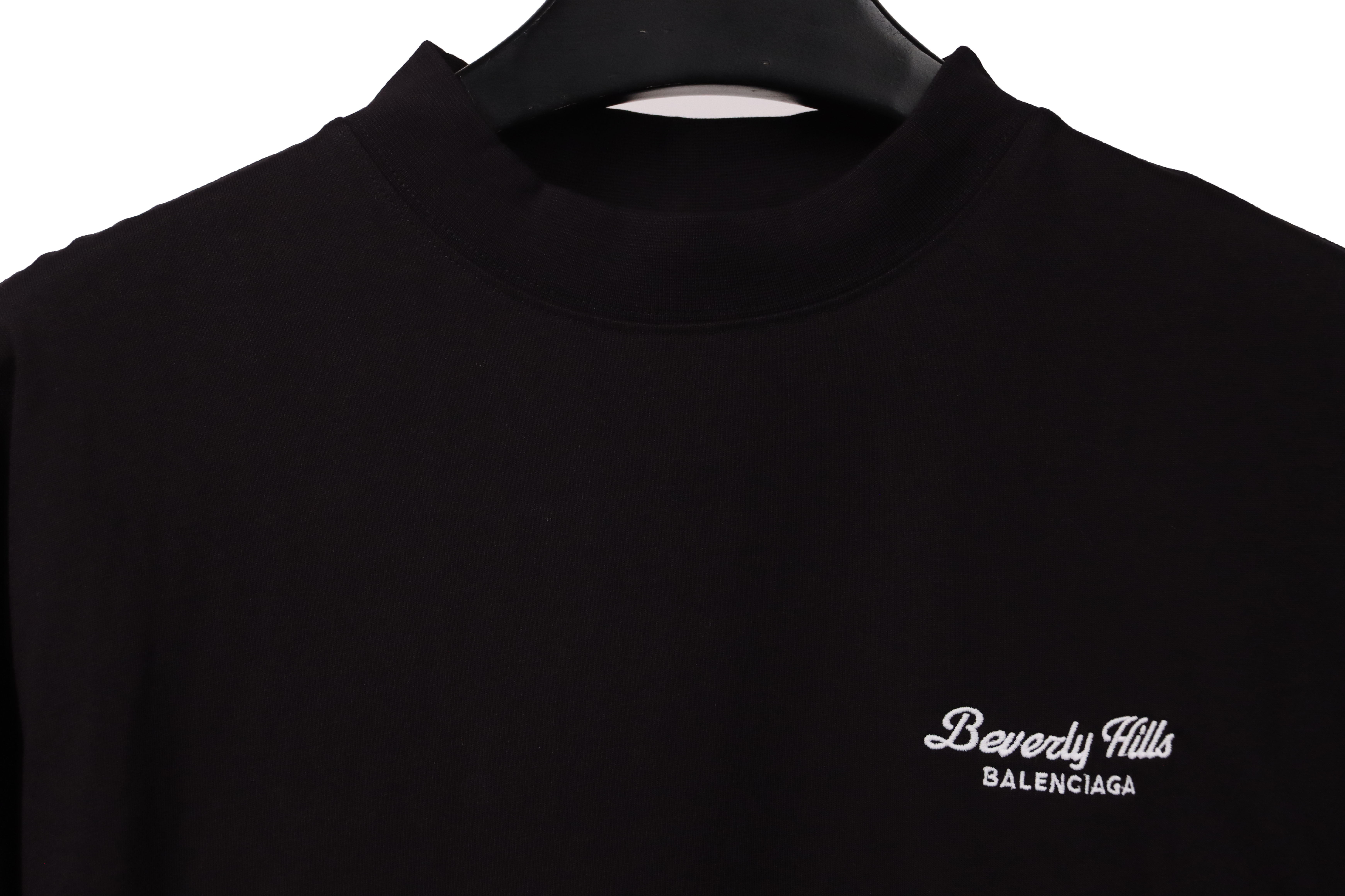 Balenciaga Letter Embroidered Short Sleeves