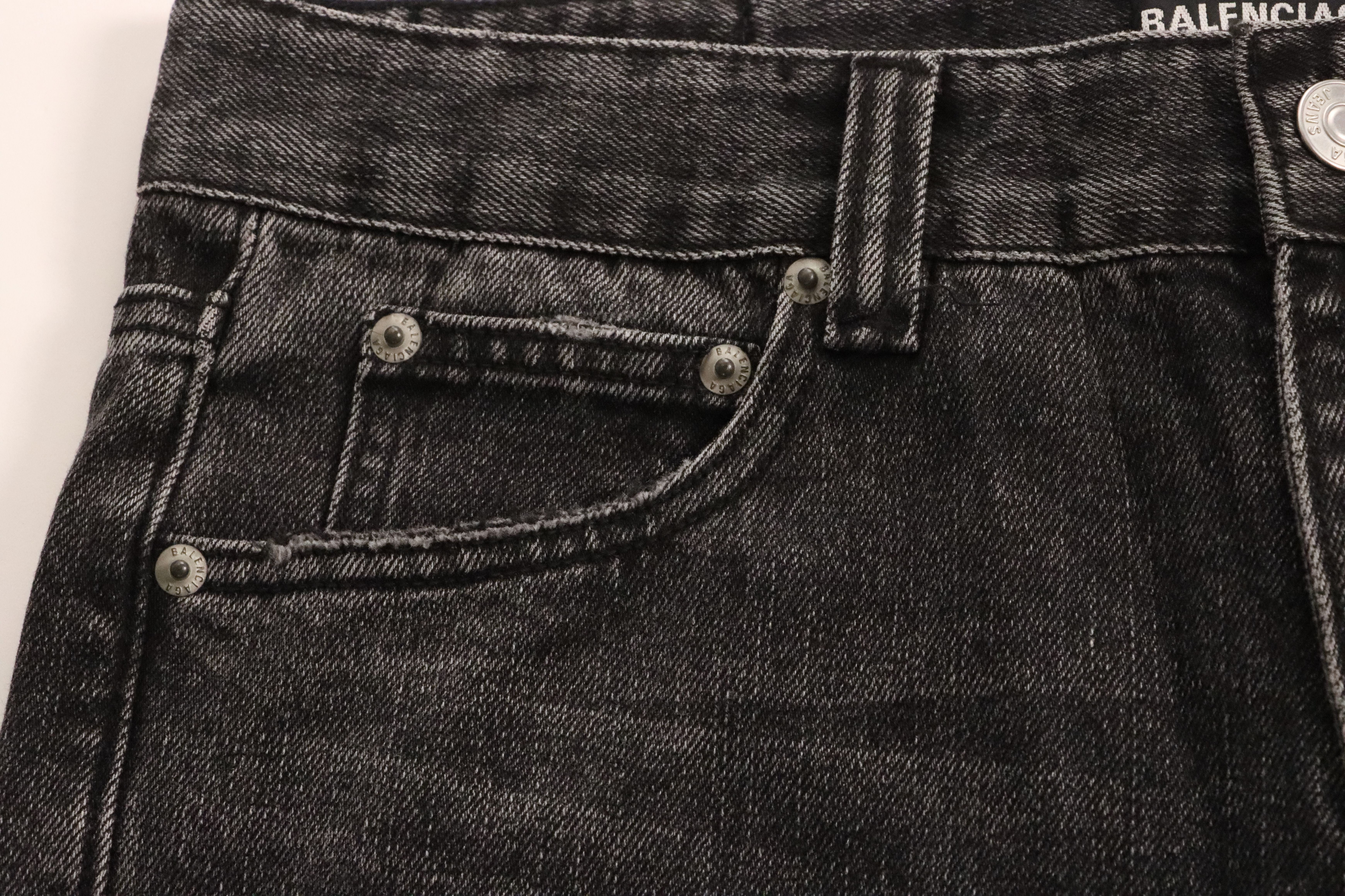 Balenciaga Linear Denim Trousers