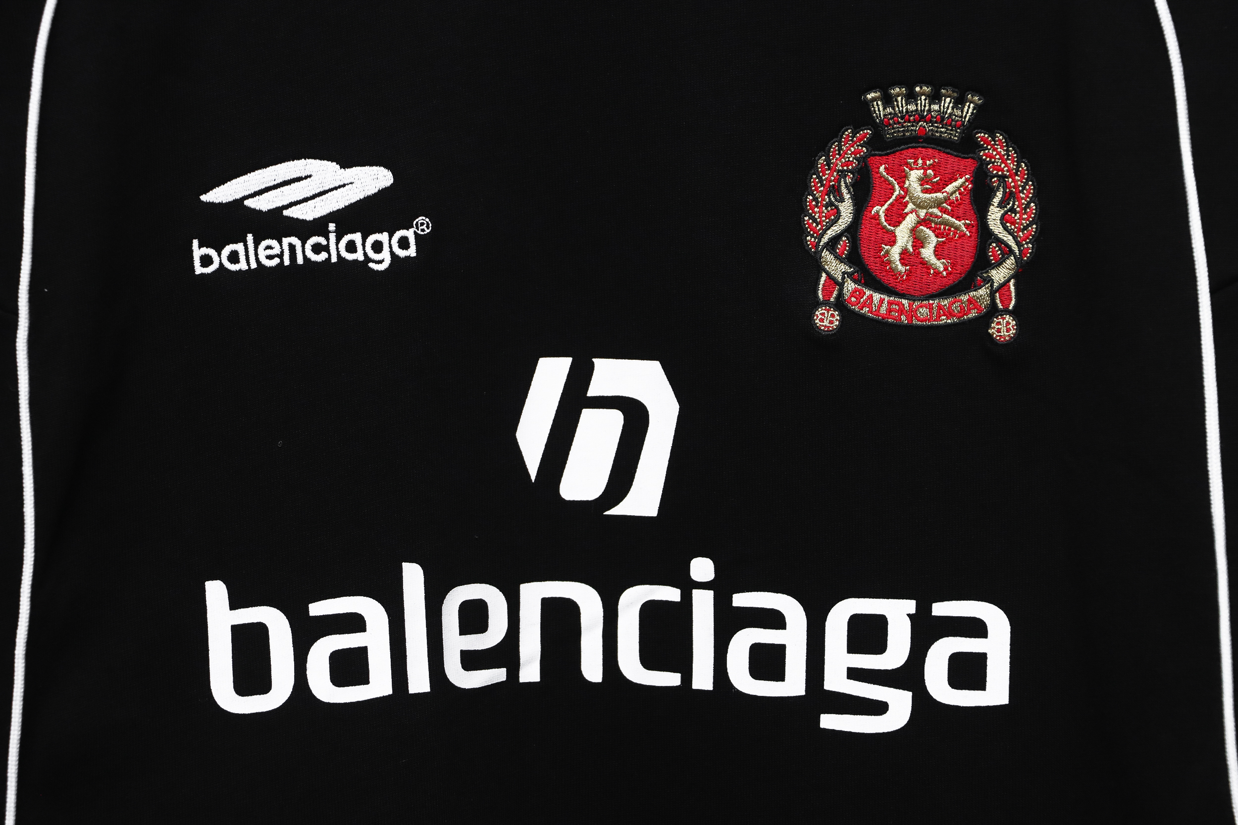 Balenciaga Manchester United 24S Patchwork Jersey Black