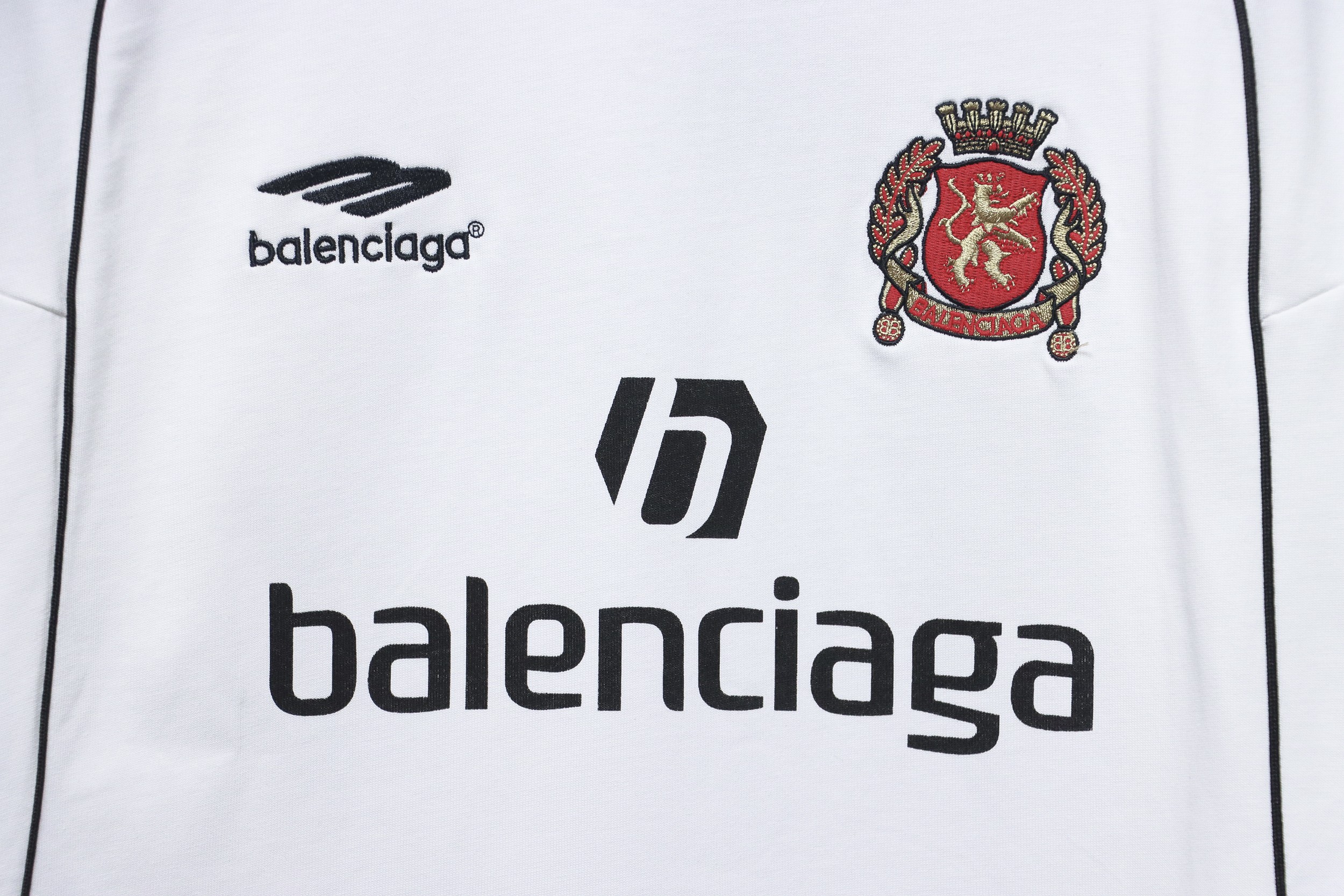 Balenciaga Manchester United 24S Patchwork Jersey White
