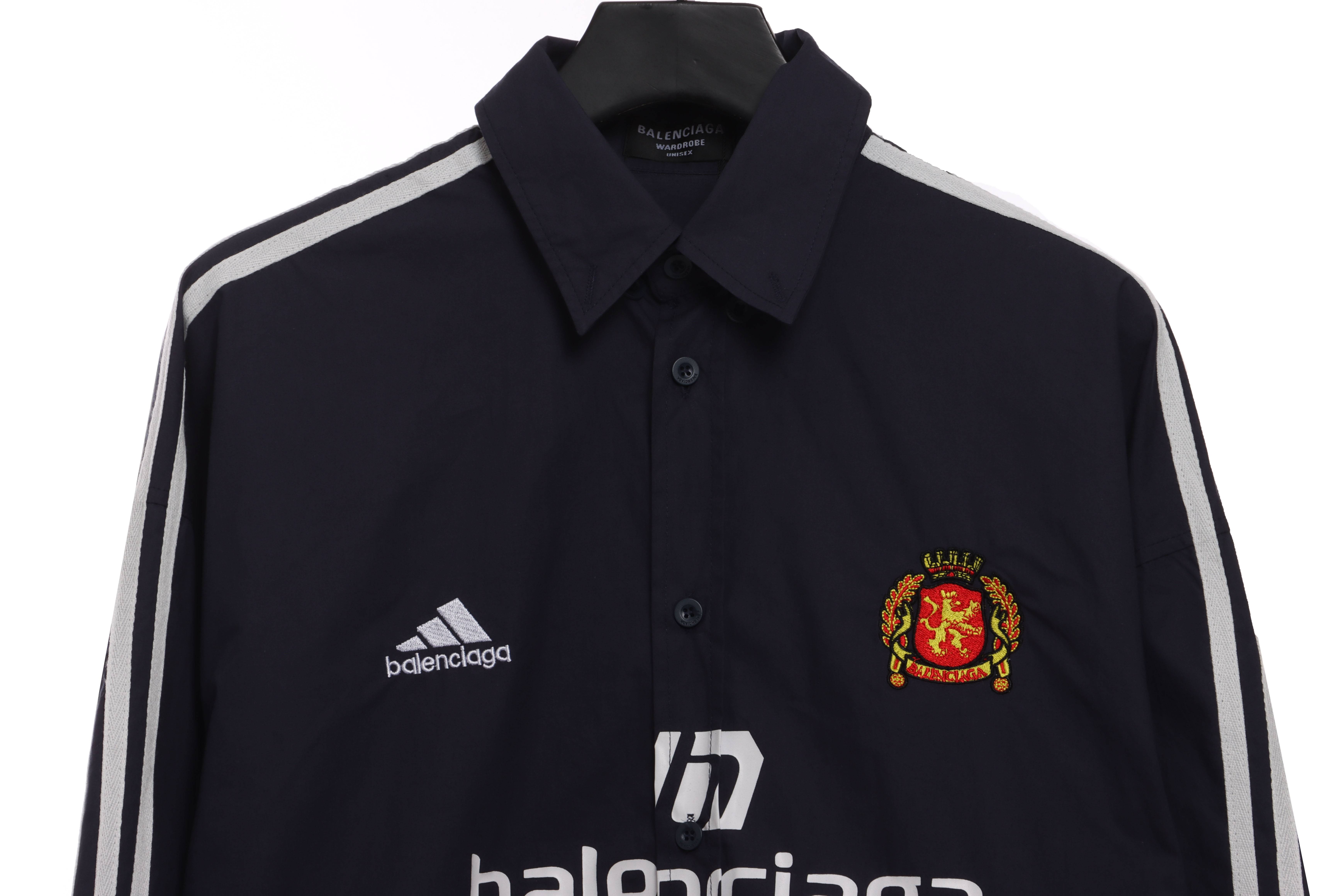 Balenciaga Manchester United Co-Branded Long-Sleeved Shirt
