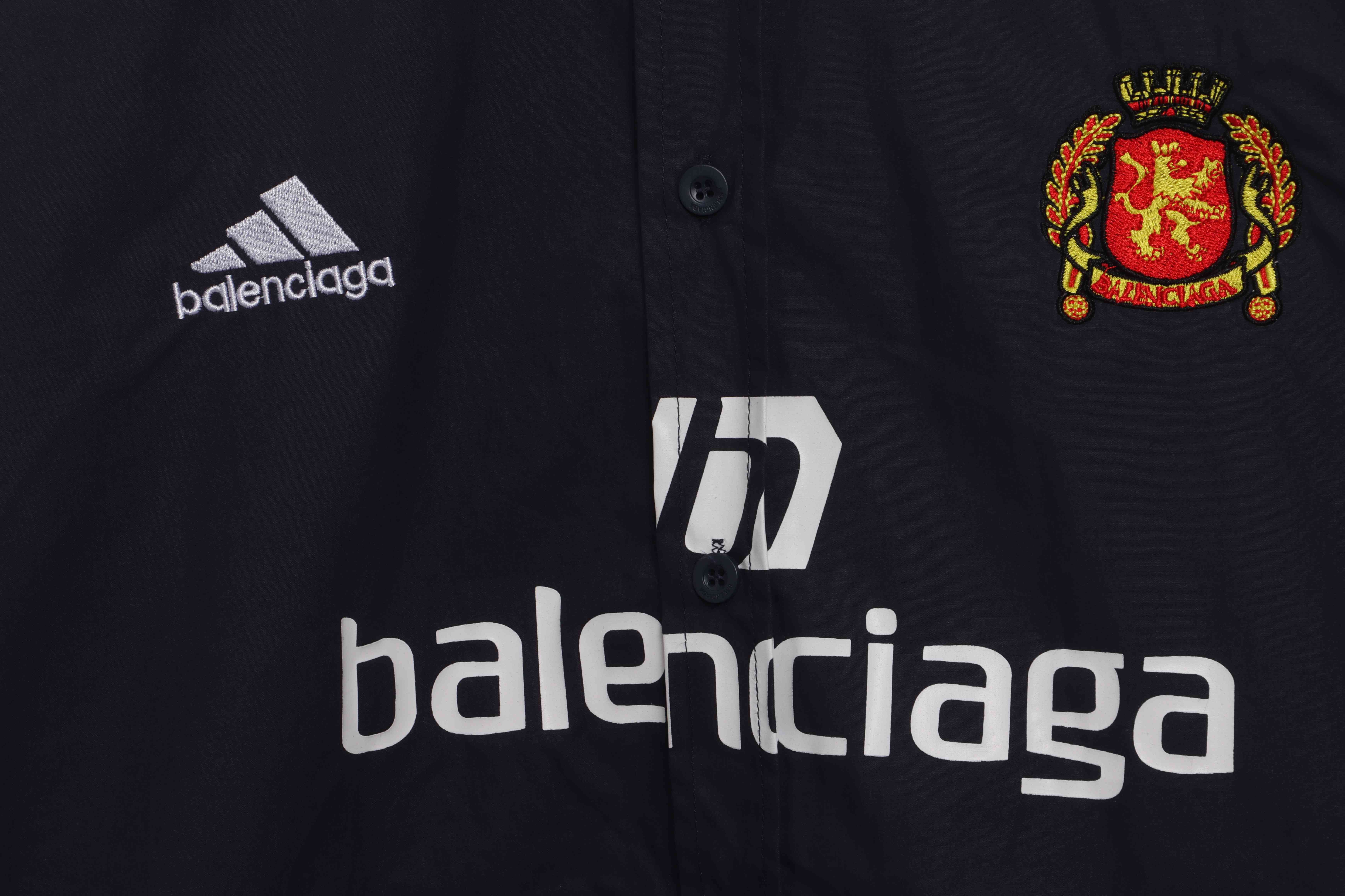 Balenciaga Manchester United Co-Branded Long-Sleeved Shirt
