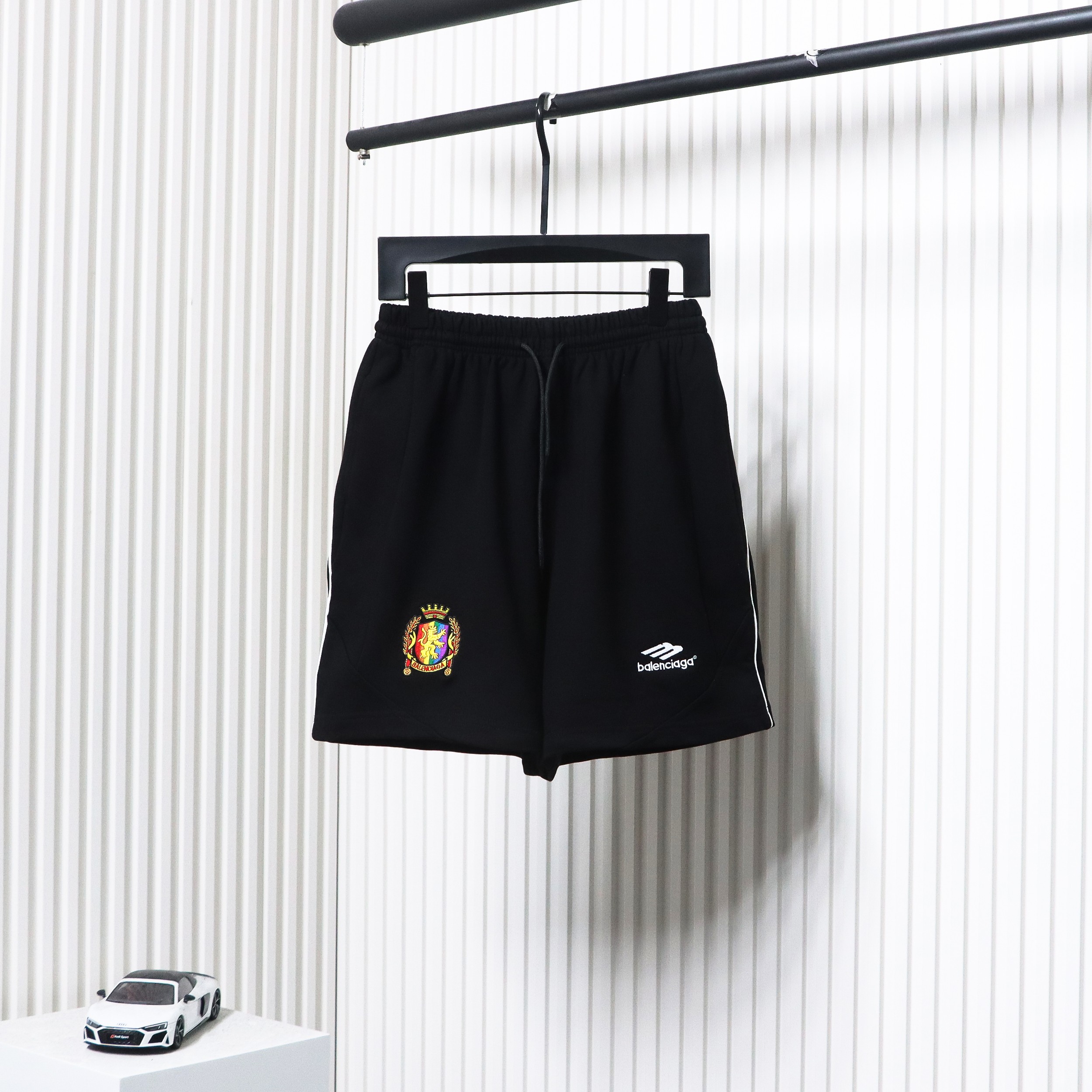 Balenciaga Manchester United Embroidered Football Shorts