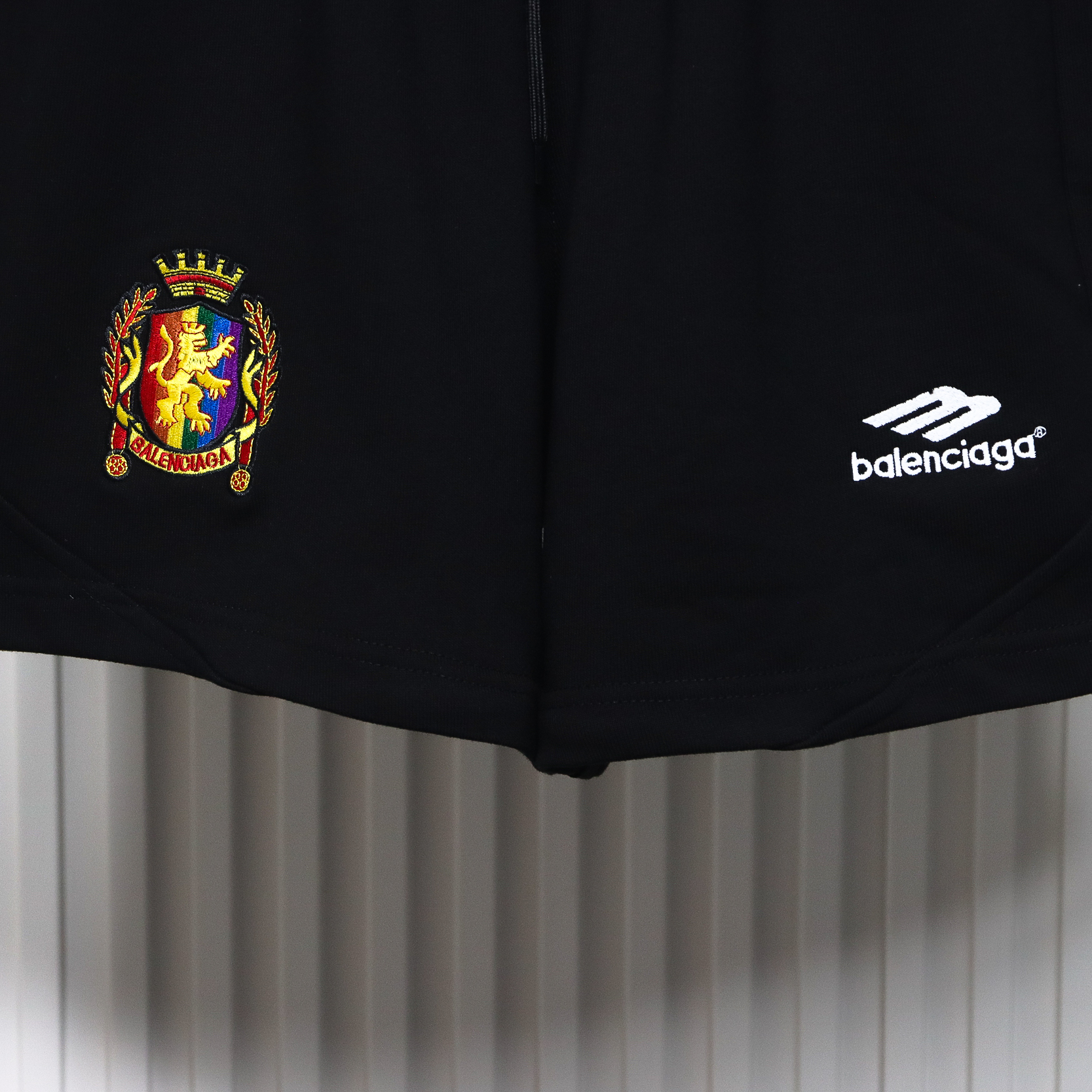 Balenciaga Manchester United Embroidered Football Shorts