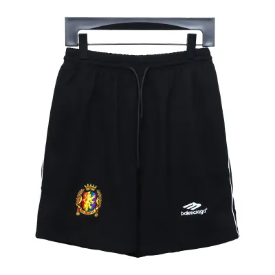 Balenciaga Manchester United Embroidered Football Shorts 01
